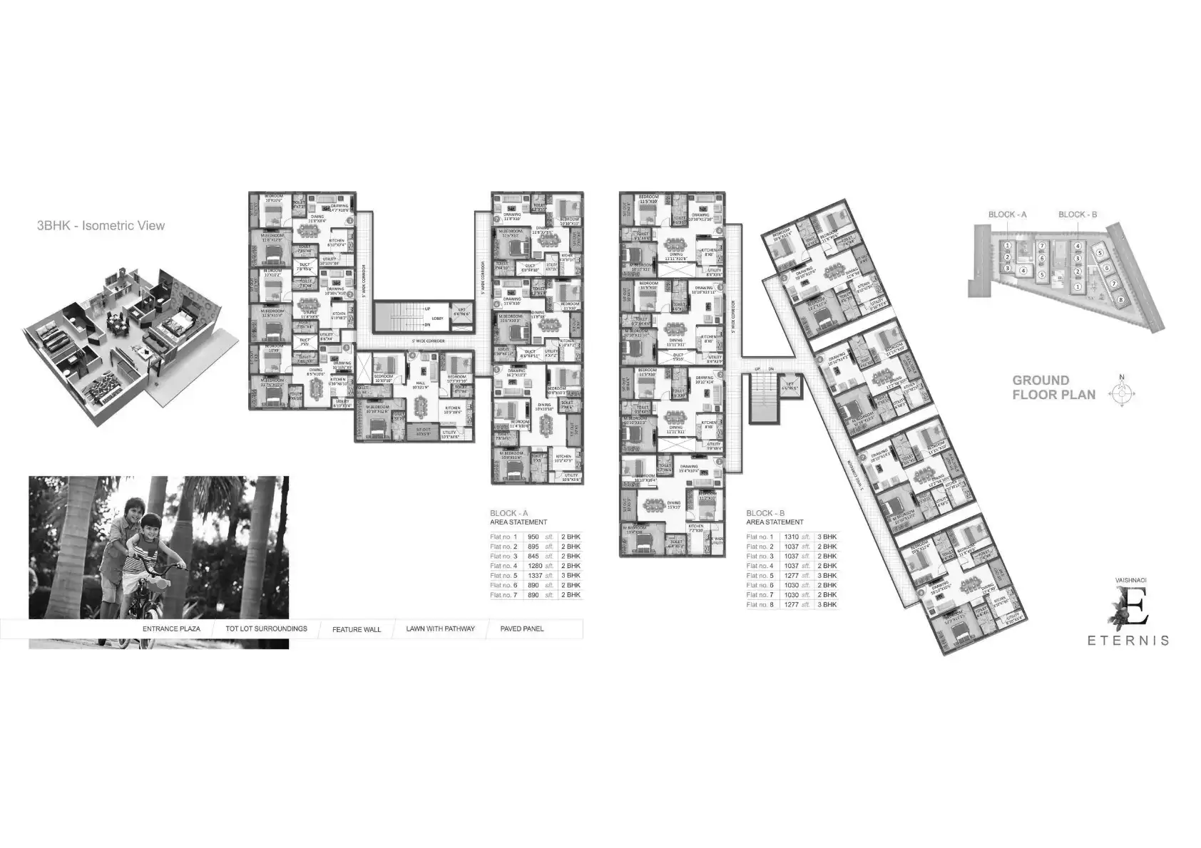 Vaishnaoi Eternis Floor Plans & Layout