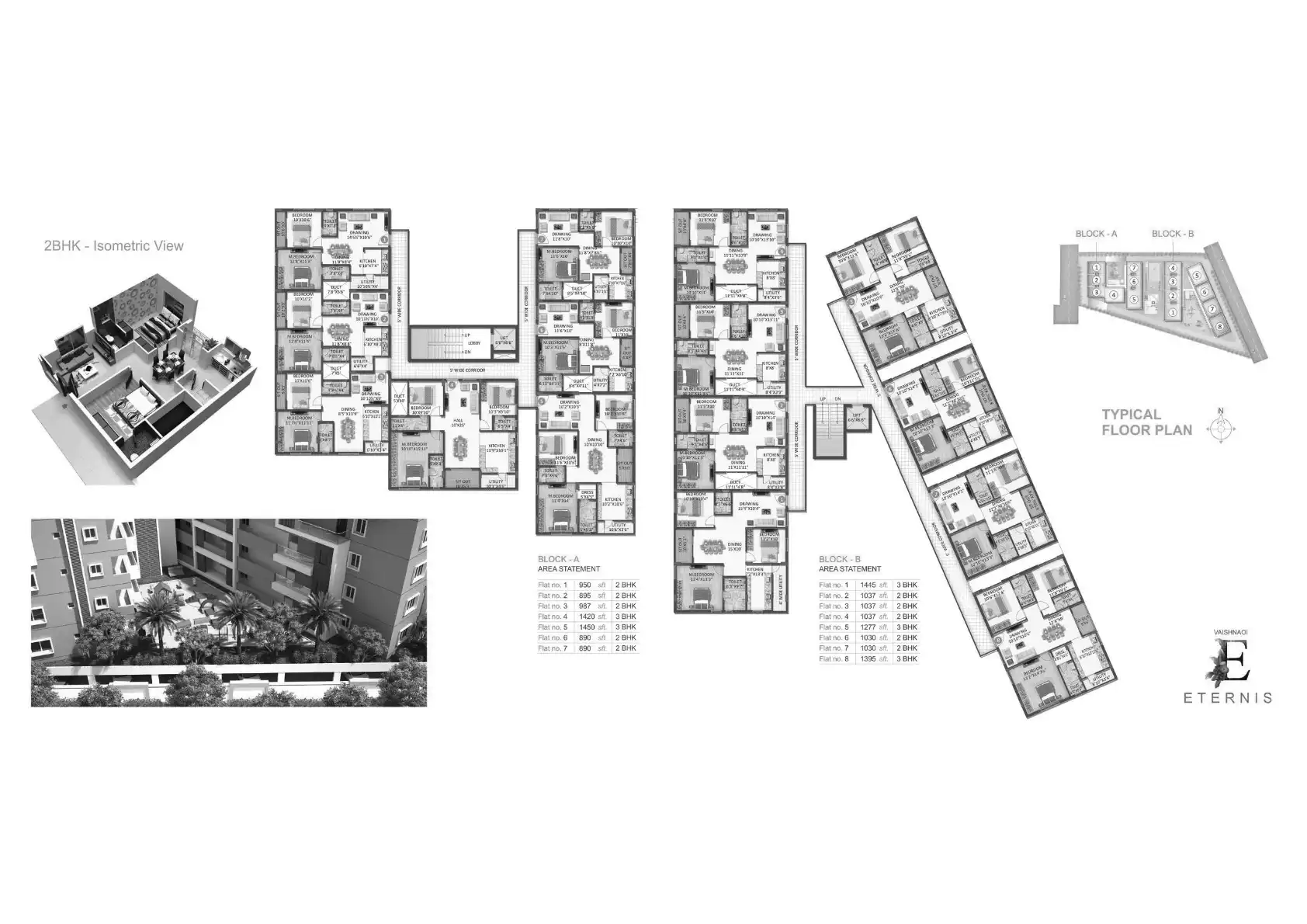 Vaishnaoi Eternis Floor Plans & Layout