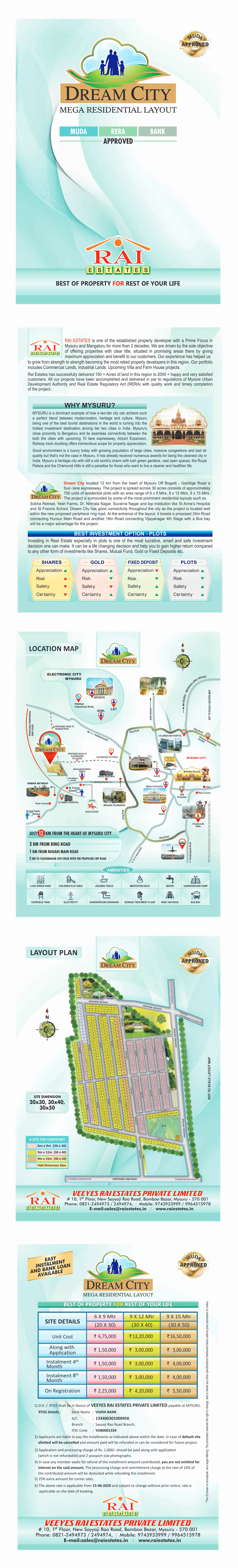 Dream City Floor Plans & Layout