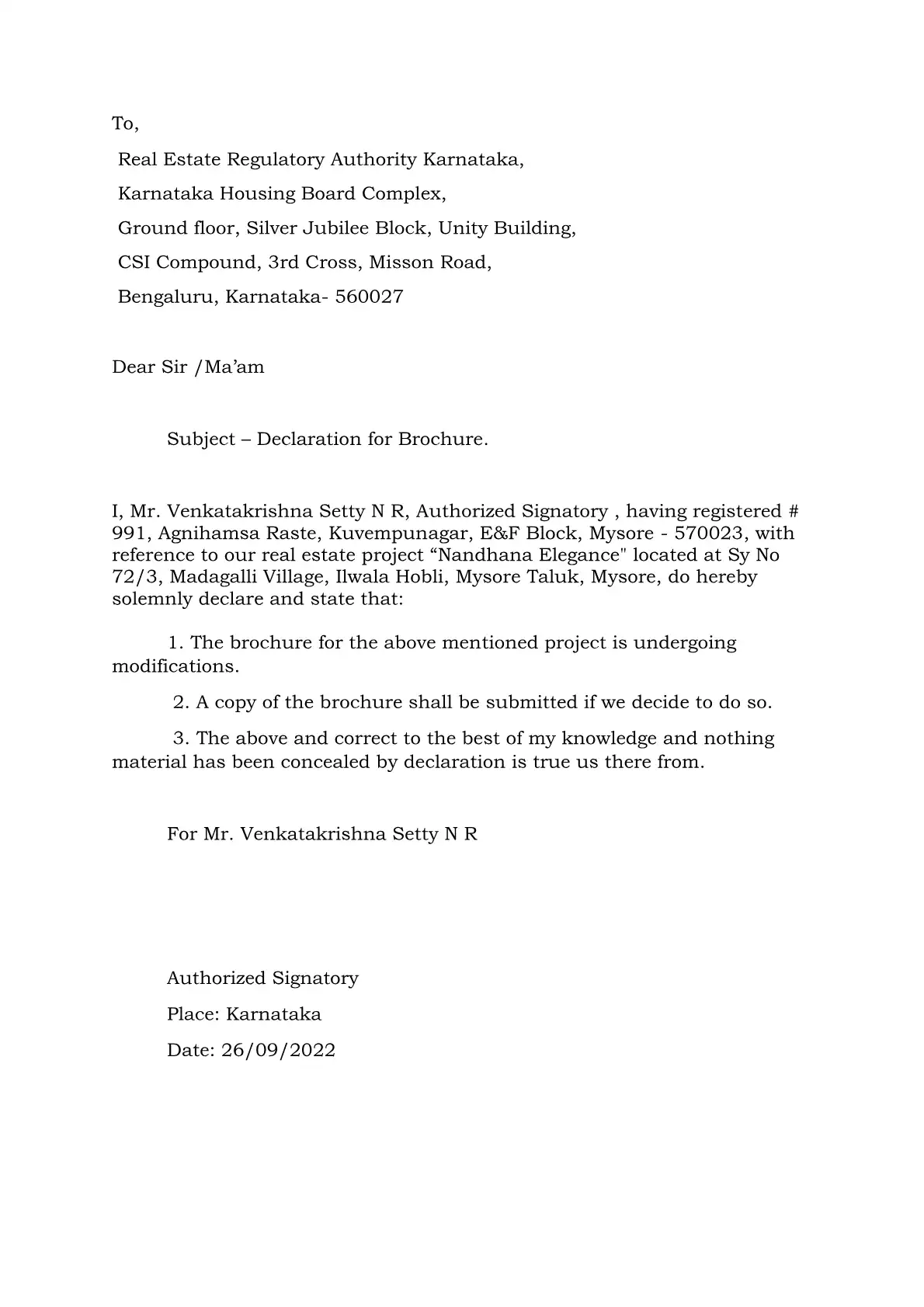 Nandhana Elegance Floor Plans & Layout