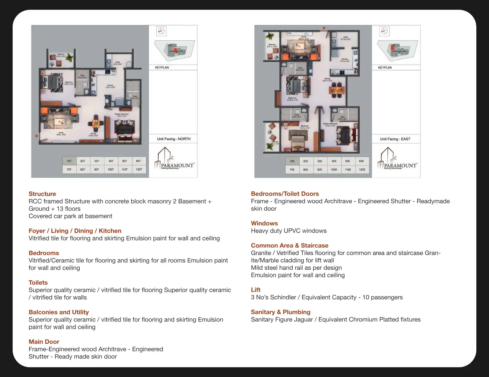 Paramount Boulevard-2 Floor Plans & Layout