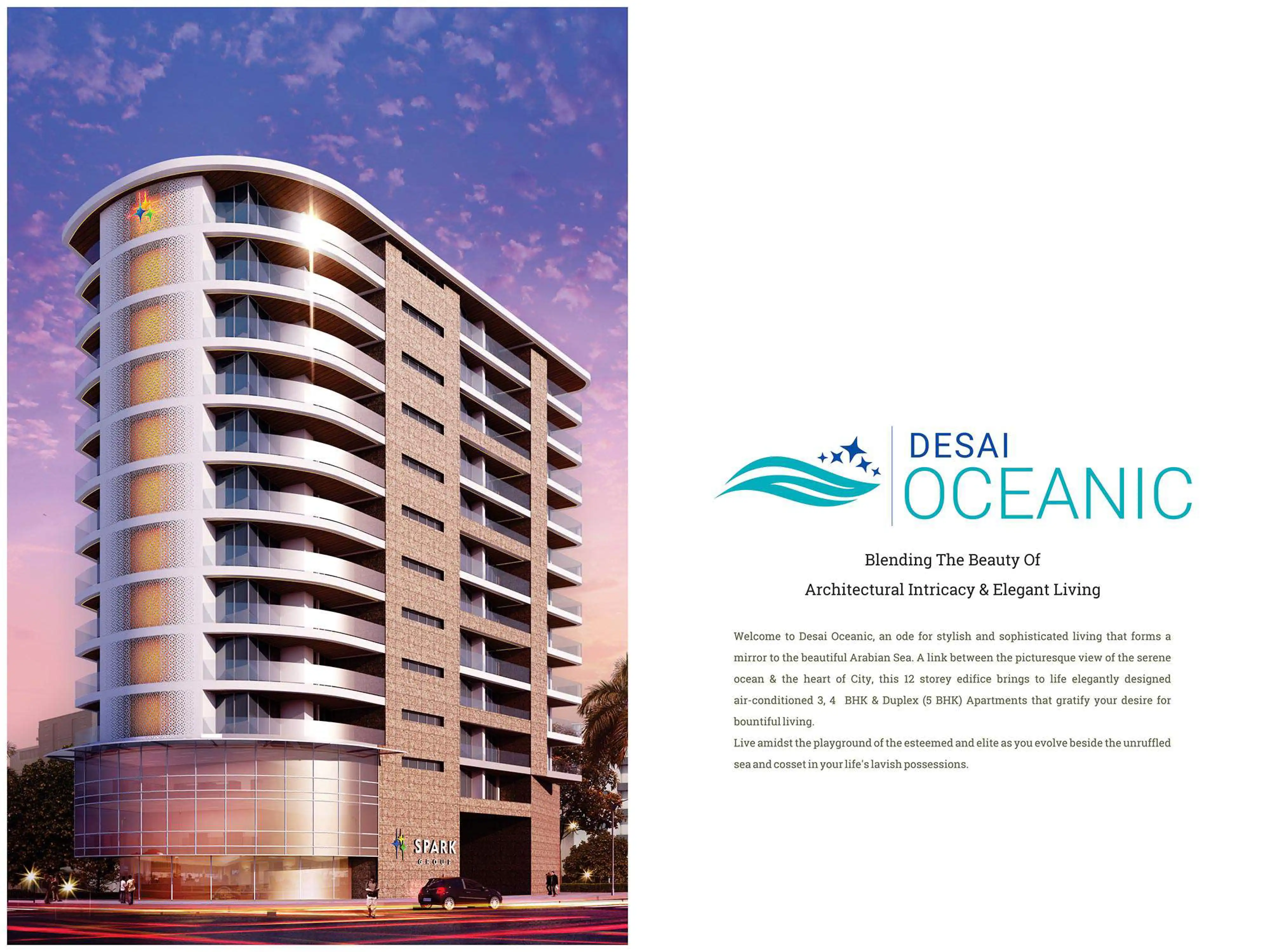 Desai Oceanic 11th And 12th Floor project blurred background