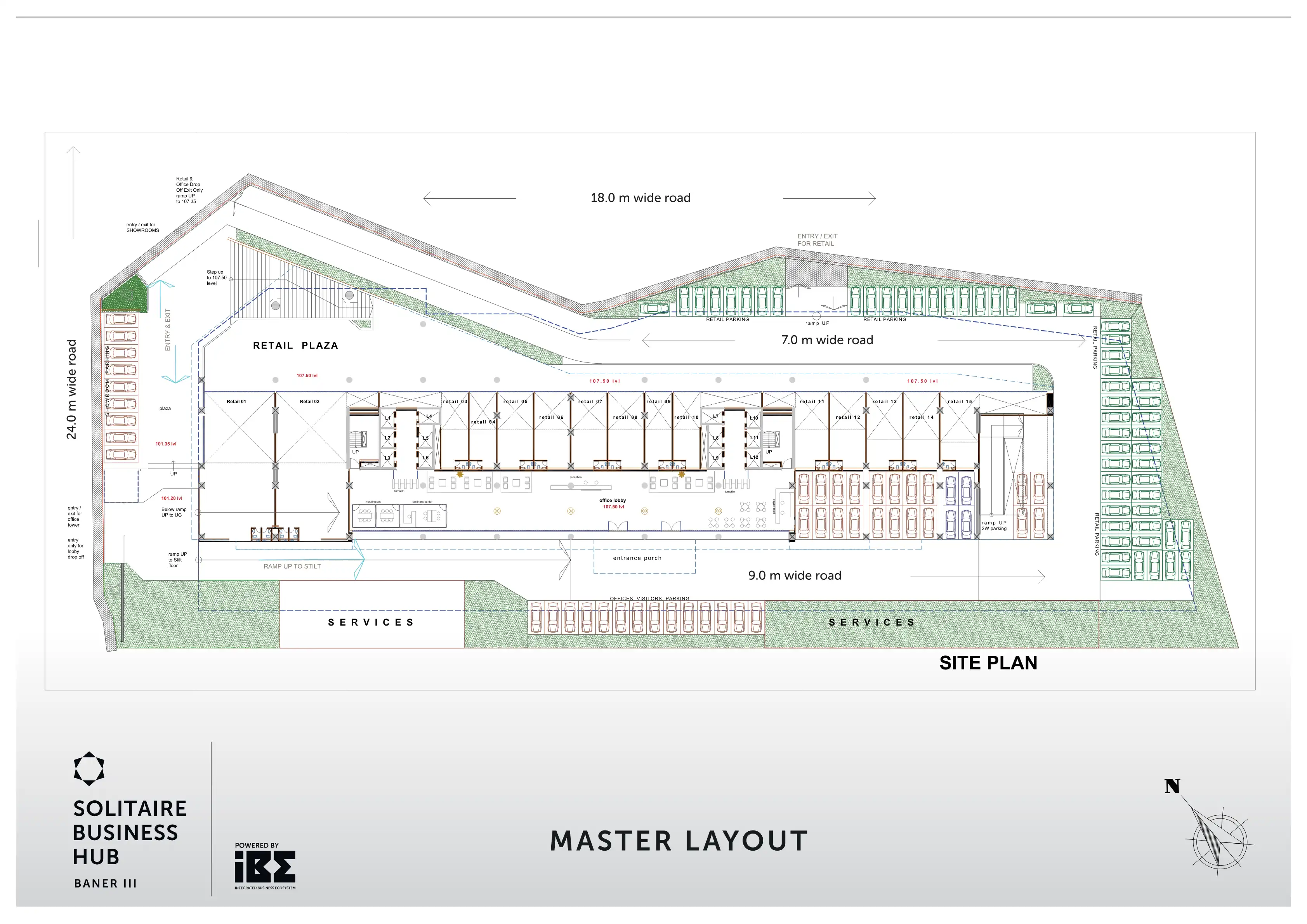 Solitaire Business Hub Floor Plans & Layout