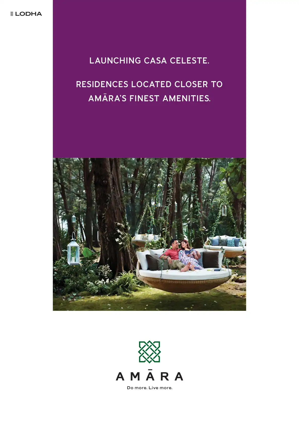 Lodha Amara project blurred background