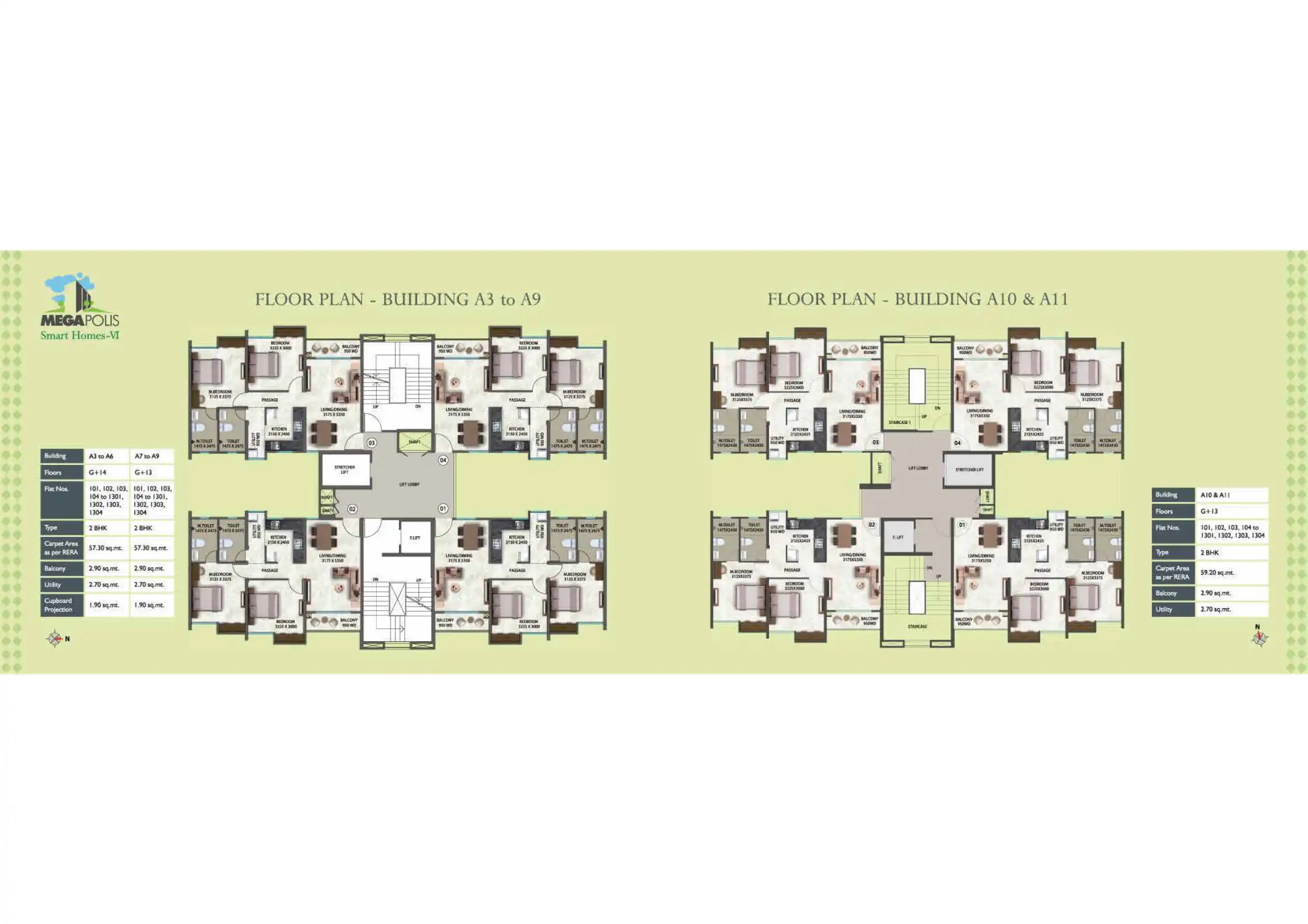Megapolis Splendour Floor Plans & Layout