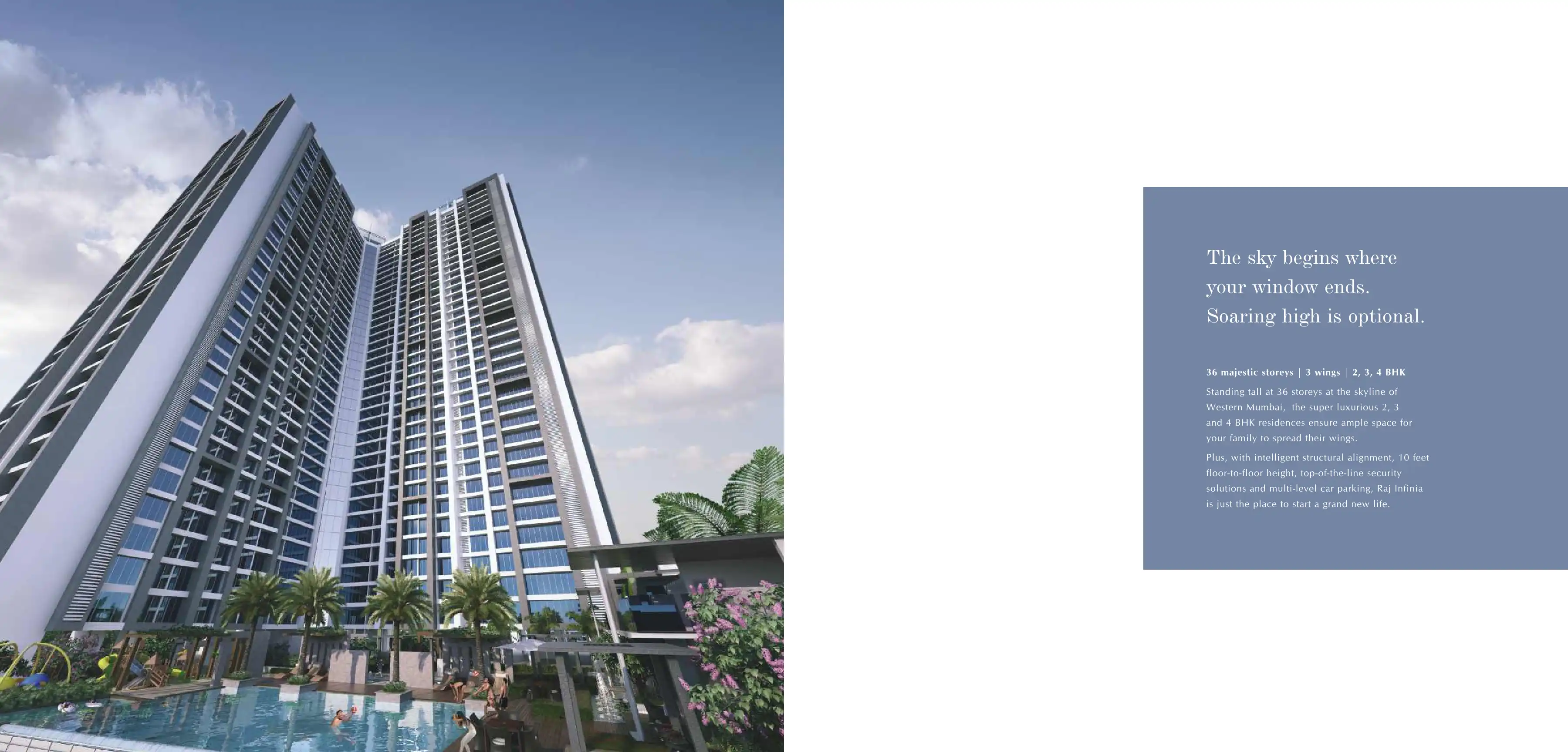 Lodha Raj Infinia project blurred background