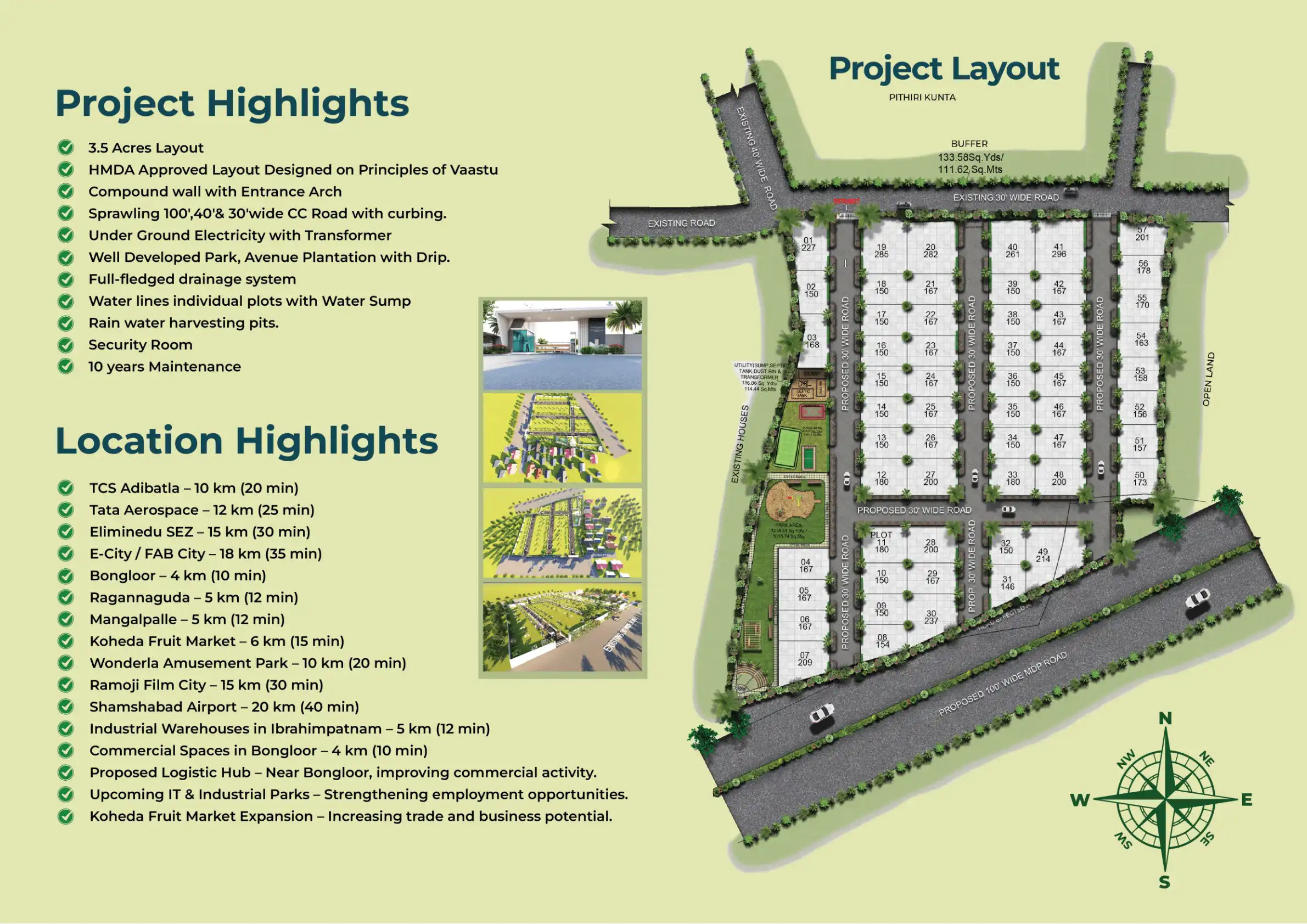 Swasthika – Ramdaspally Floor Plans & Layout
