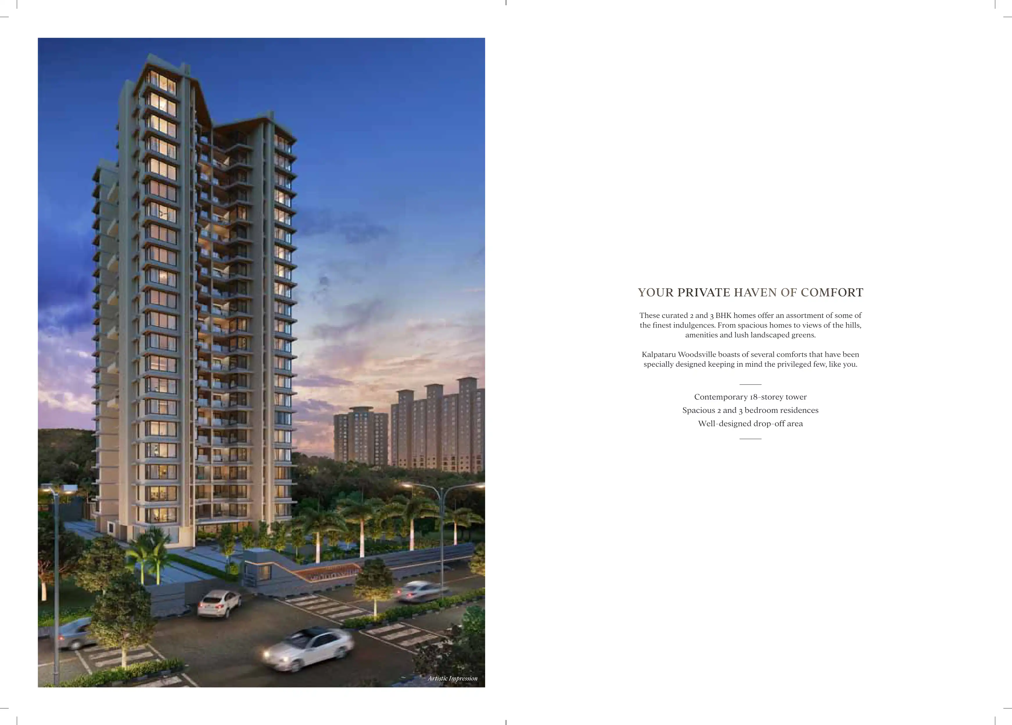 Kalpataru Woodsville project blurred background