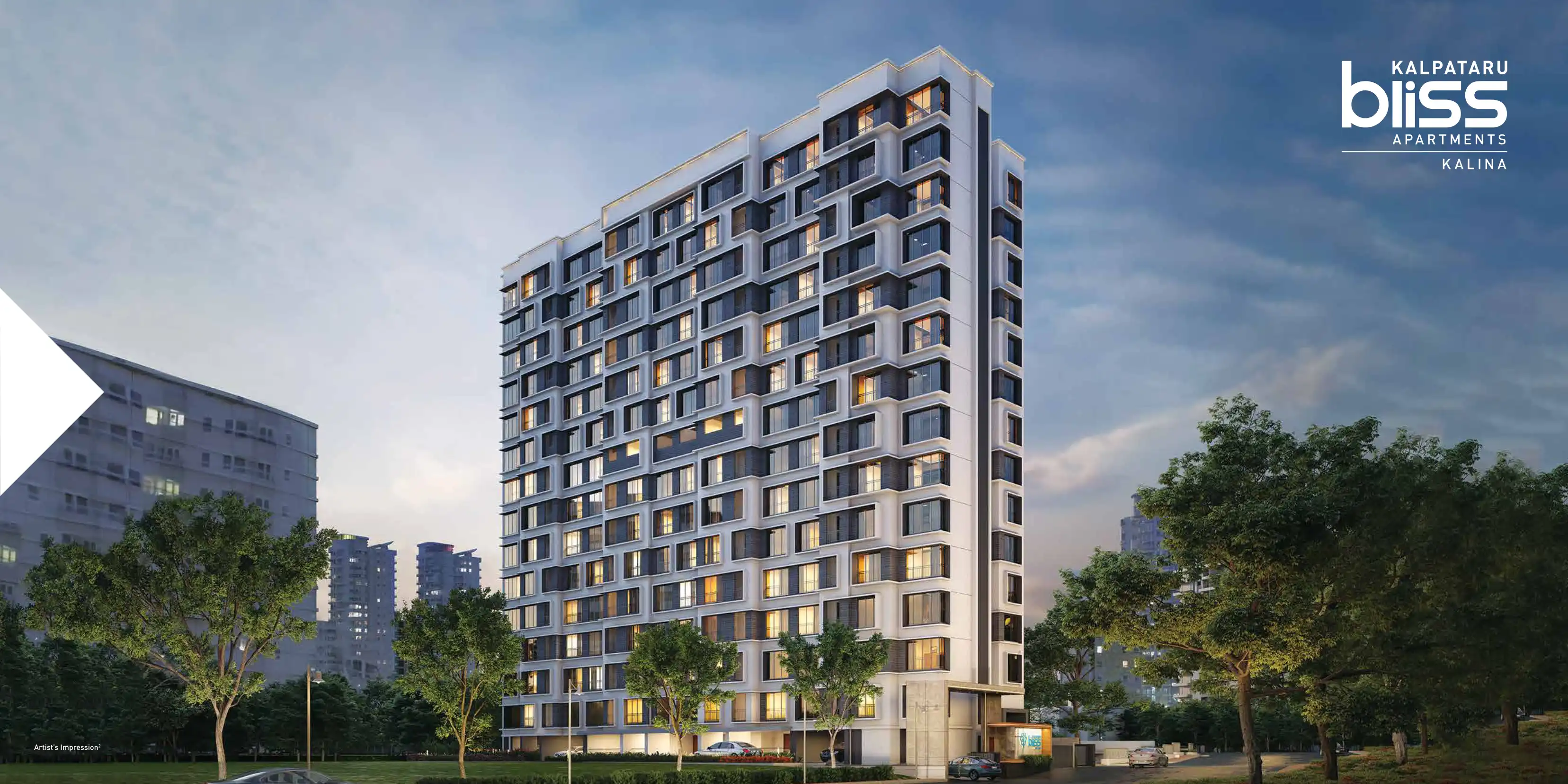 Kalpataru Bliss Apartments project blurred background