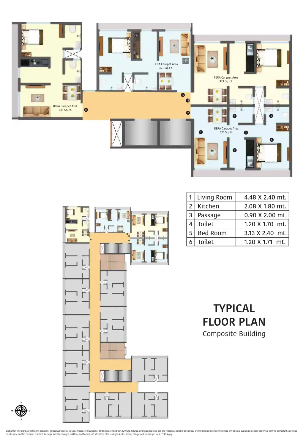 95 West Composite Floor Plans & Layout
