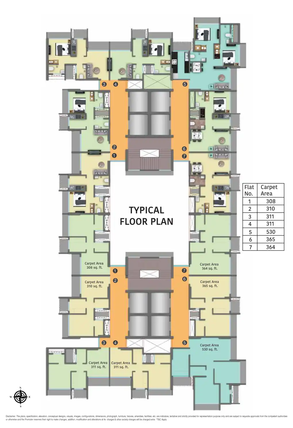 95 West Composite Floor Plans & Layout