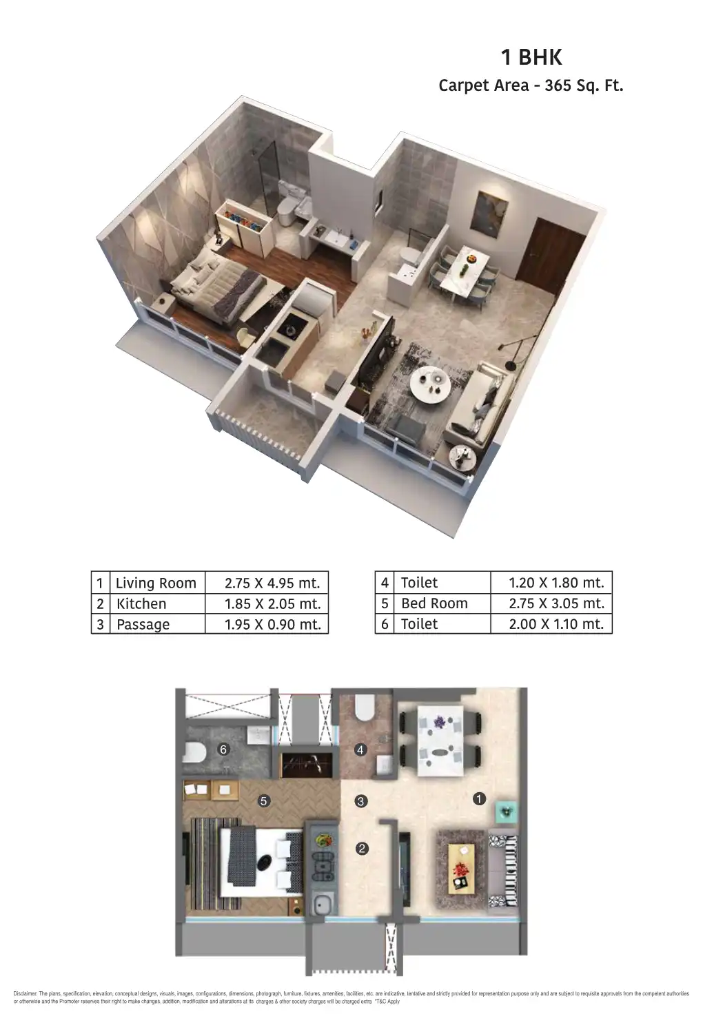 95 West Composite Floor Plans & Layout