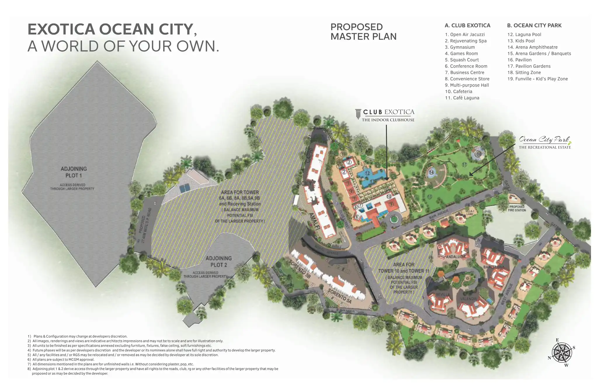 Raheja Exotica Cyprus Floor Plans & Layout