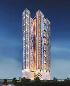 Samriddhi Garden Wing C Gulmohar Wing D Deodhar project blurred background