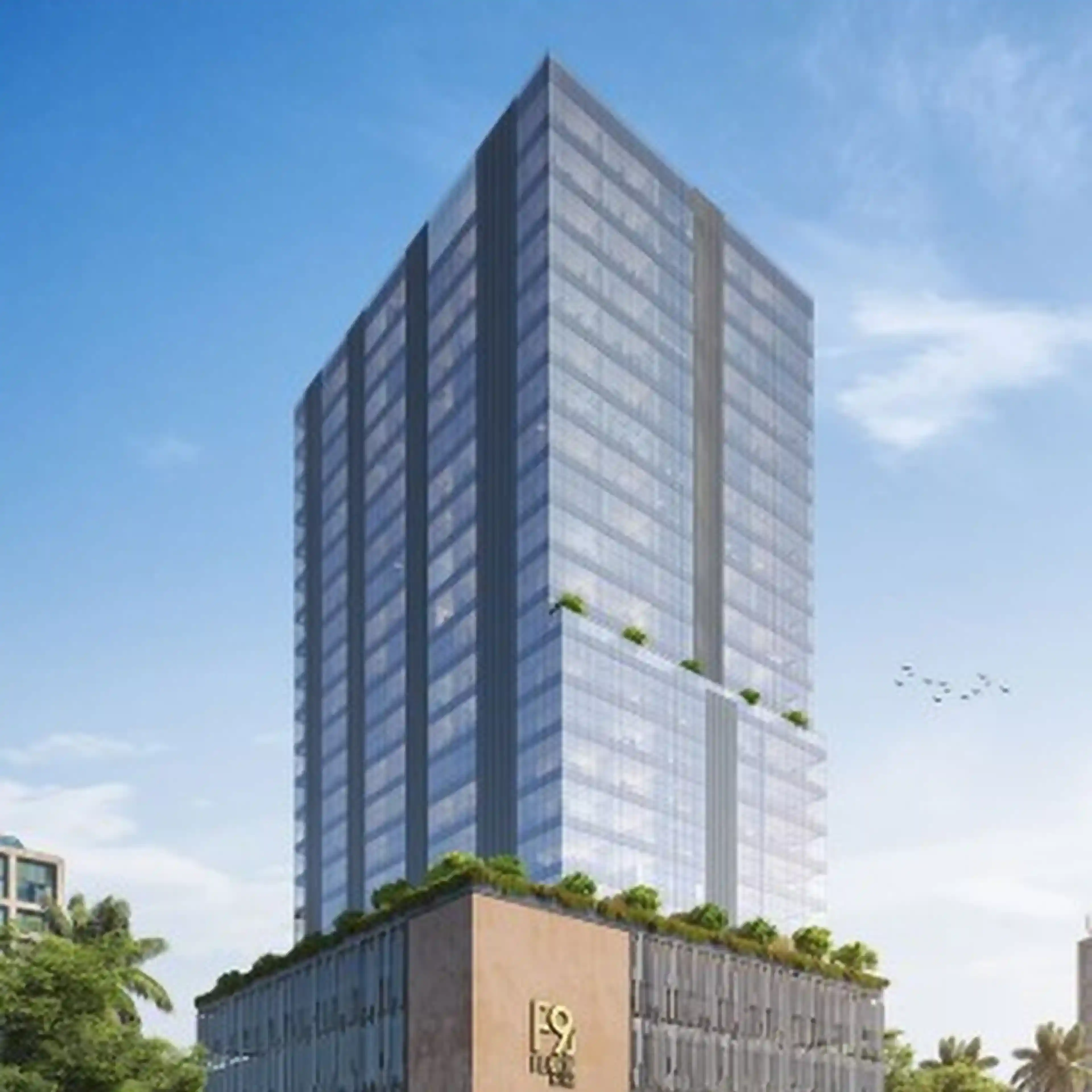 Building No.9 - Phase Ii project blurred background