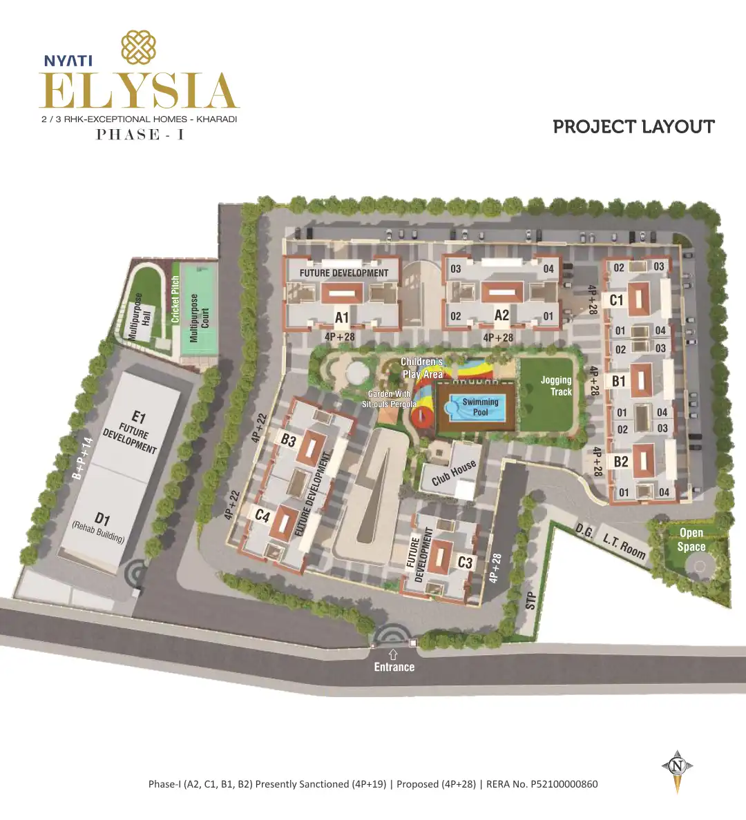 Nyati Elysia Floor Plans & Layout