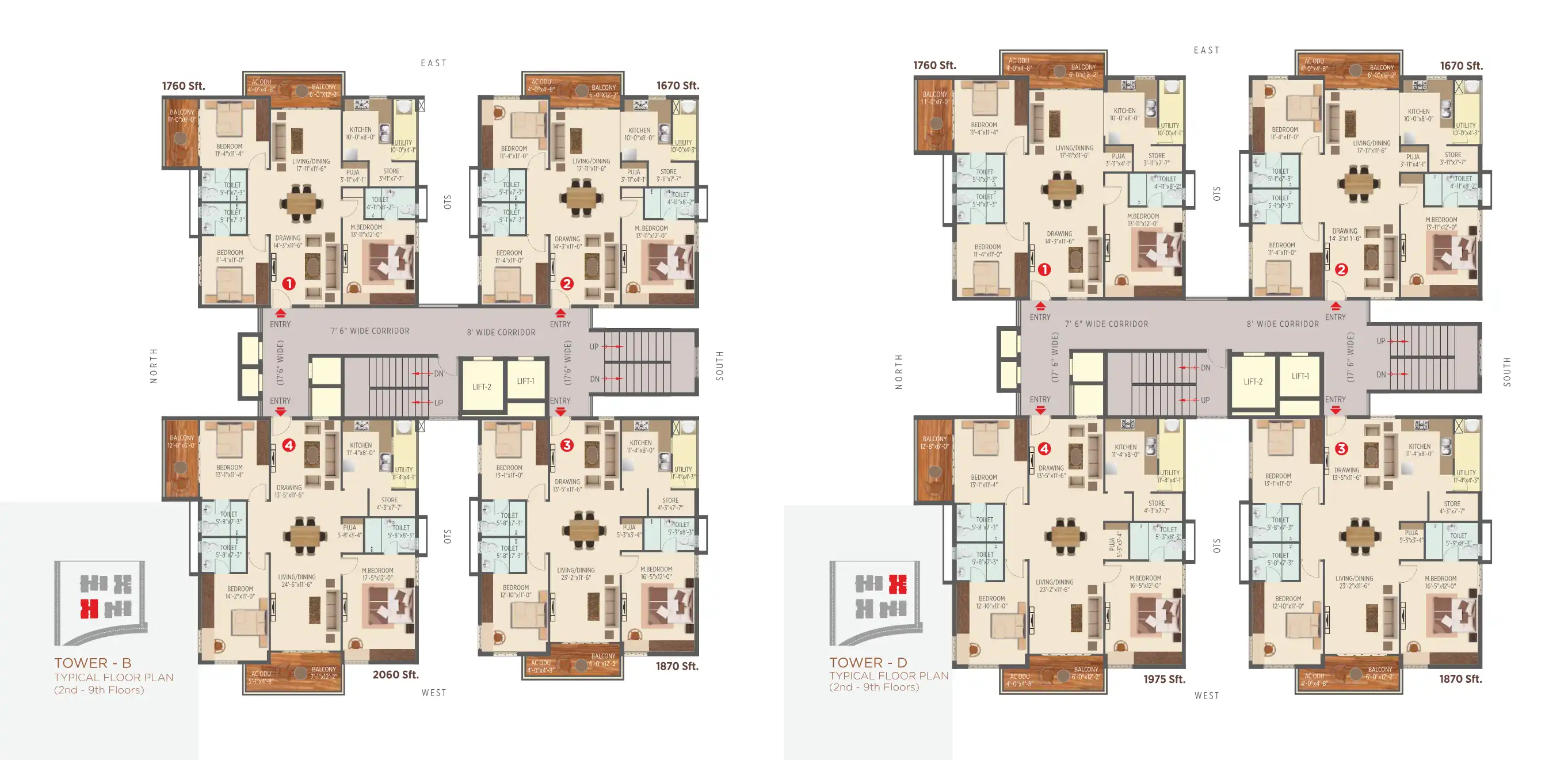 Shilpa Dream Valley Floor Plans & Layout