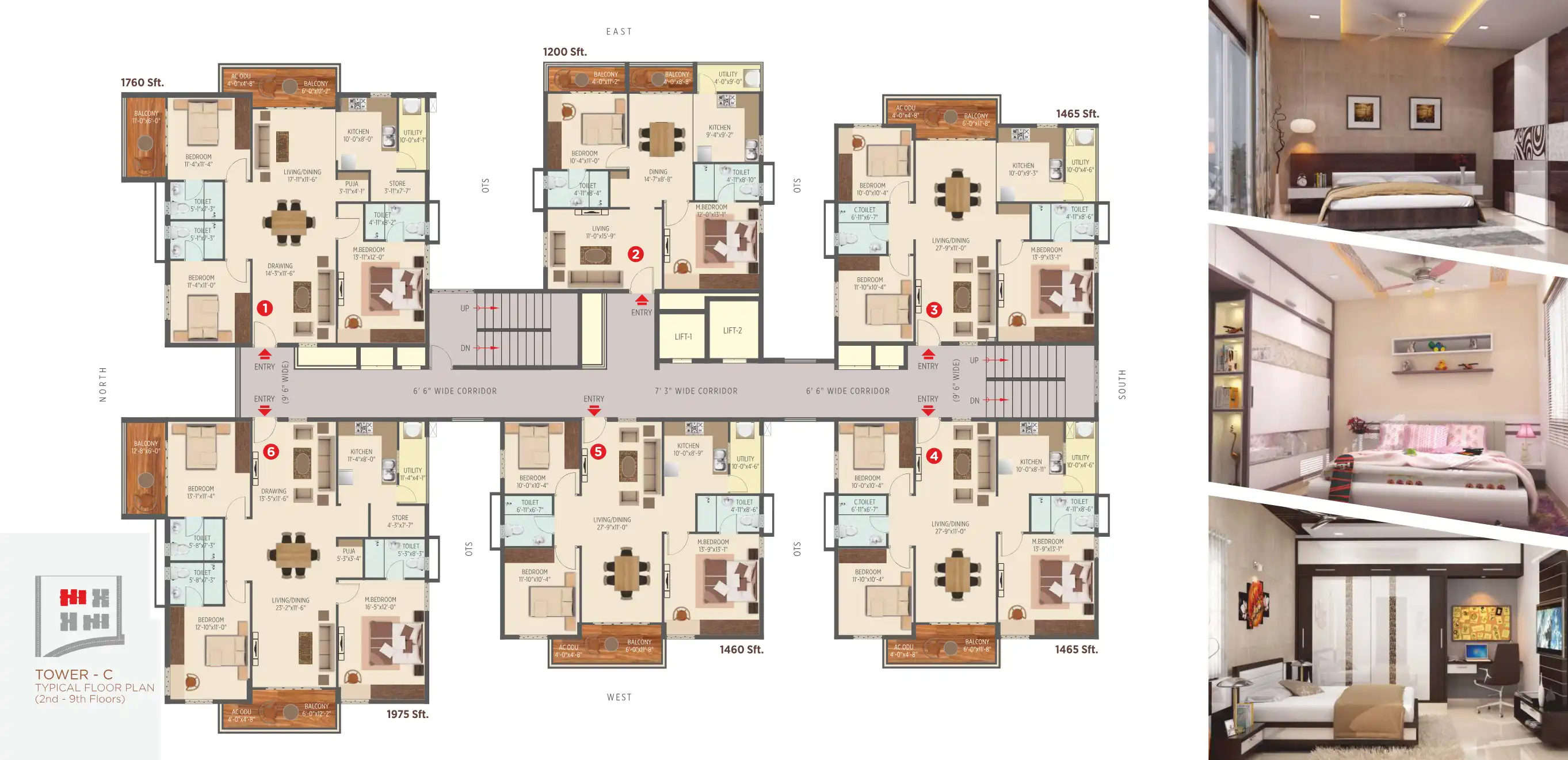 Shilpa Dream Valley Floor Plans & Layout