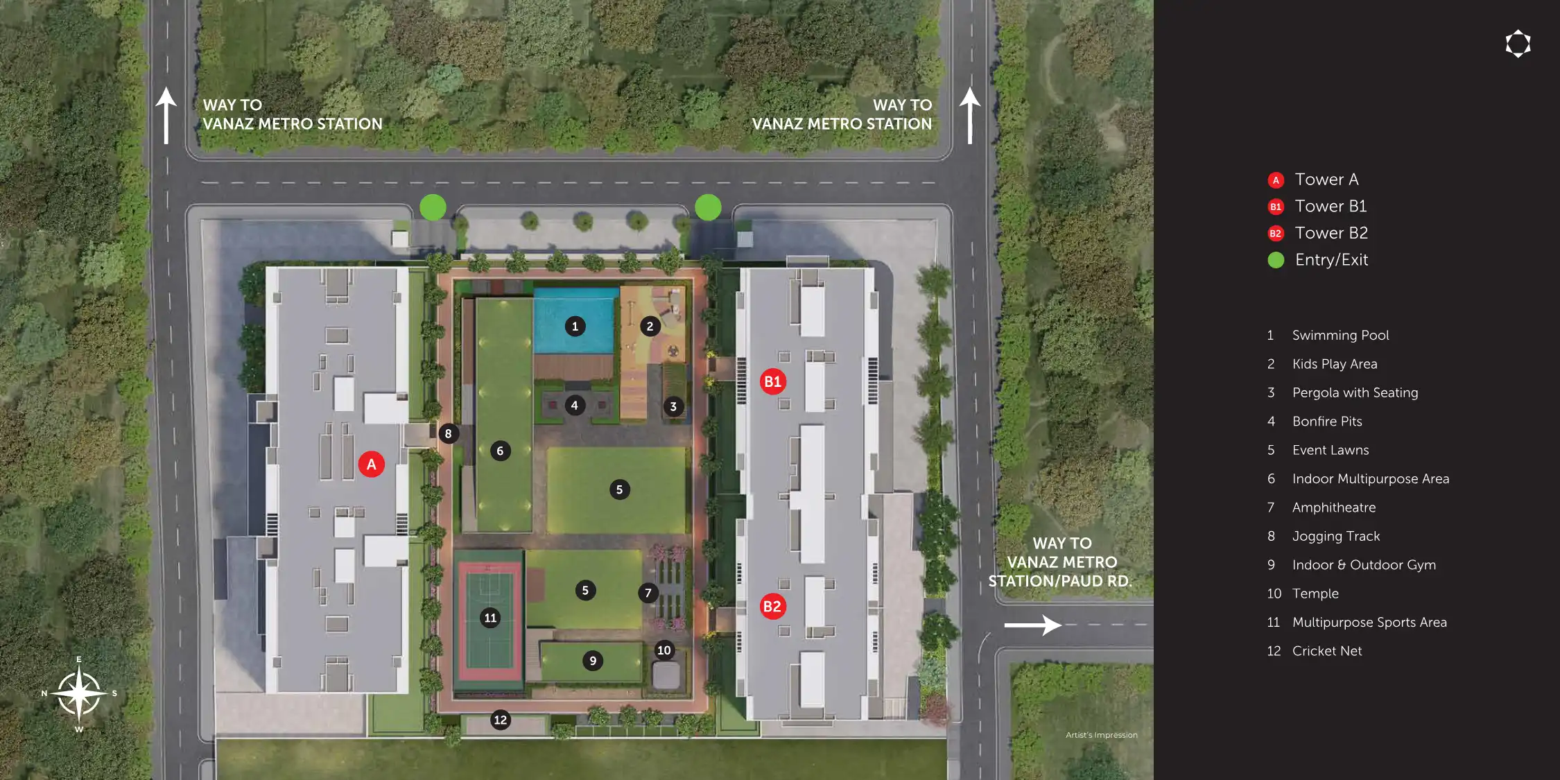 Solitaire Kothrud Floor Plans & Layout
