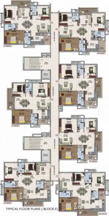 Aparna Hill Park Silver Oaks Floor Plans & Layout