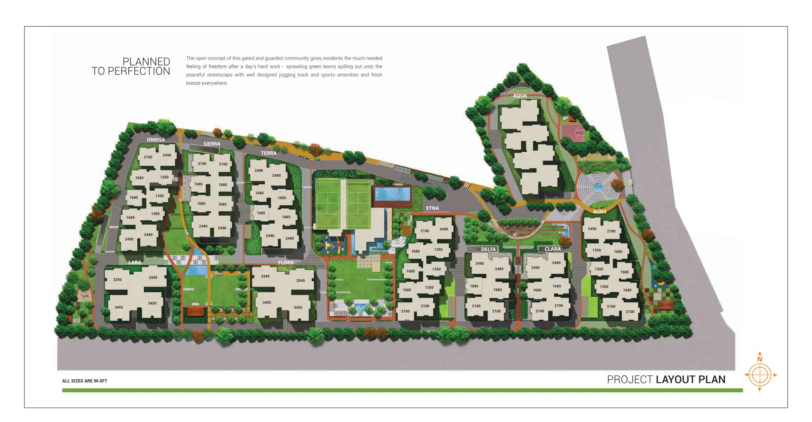 Rajapushpa Atria Floor Plans & Layout