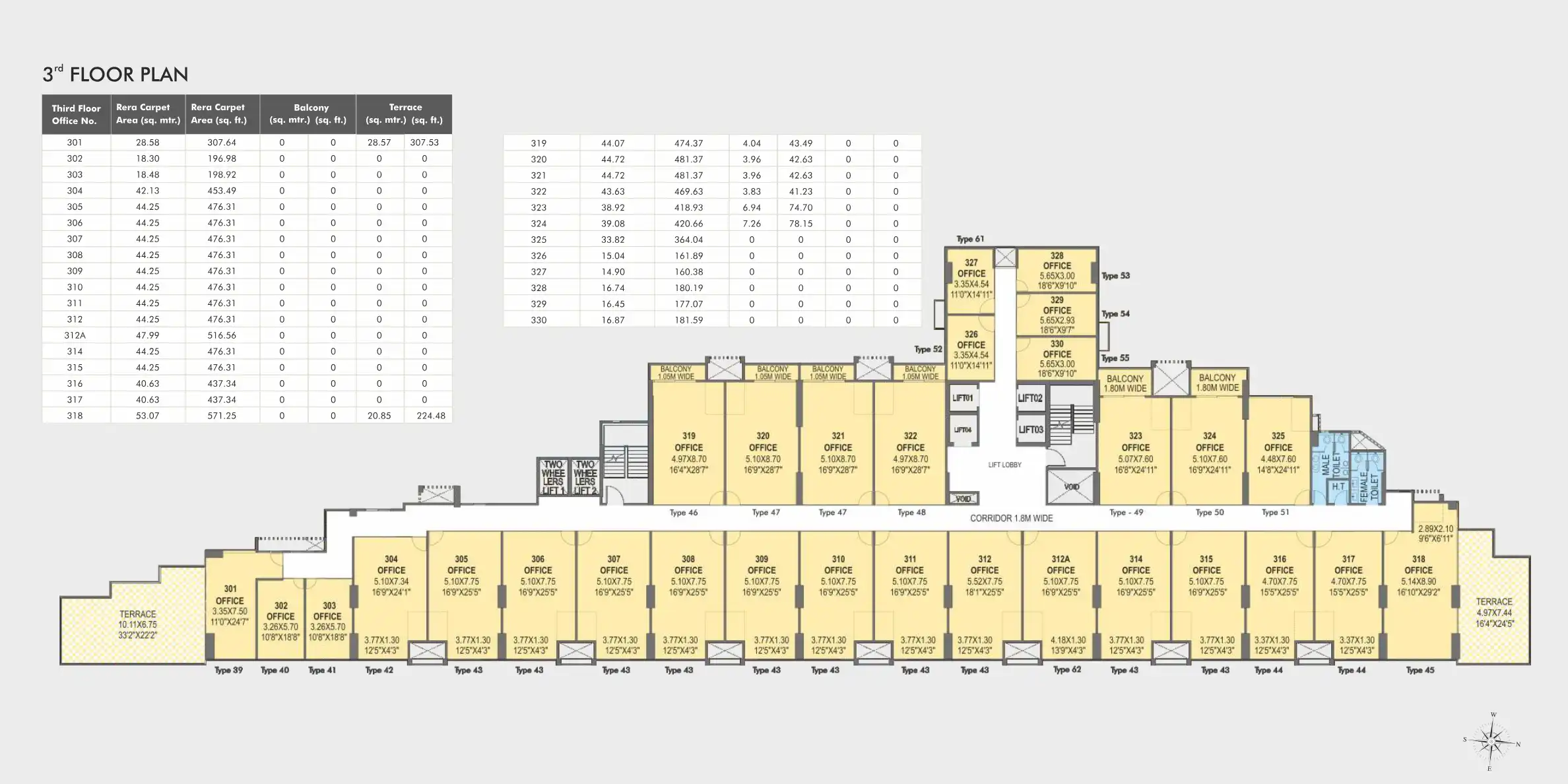 Gera Imperium Alpha Floor Plans & Layout