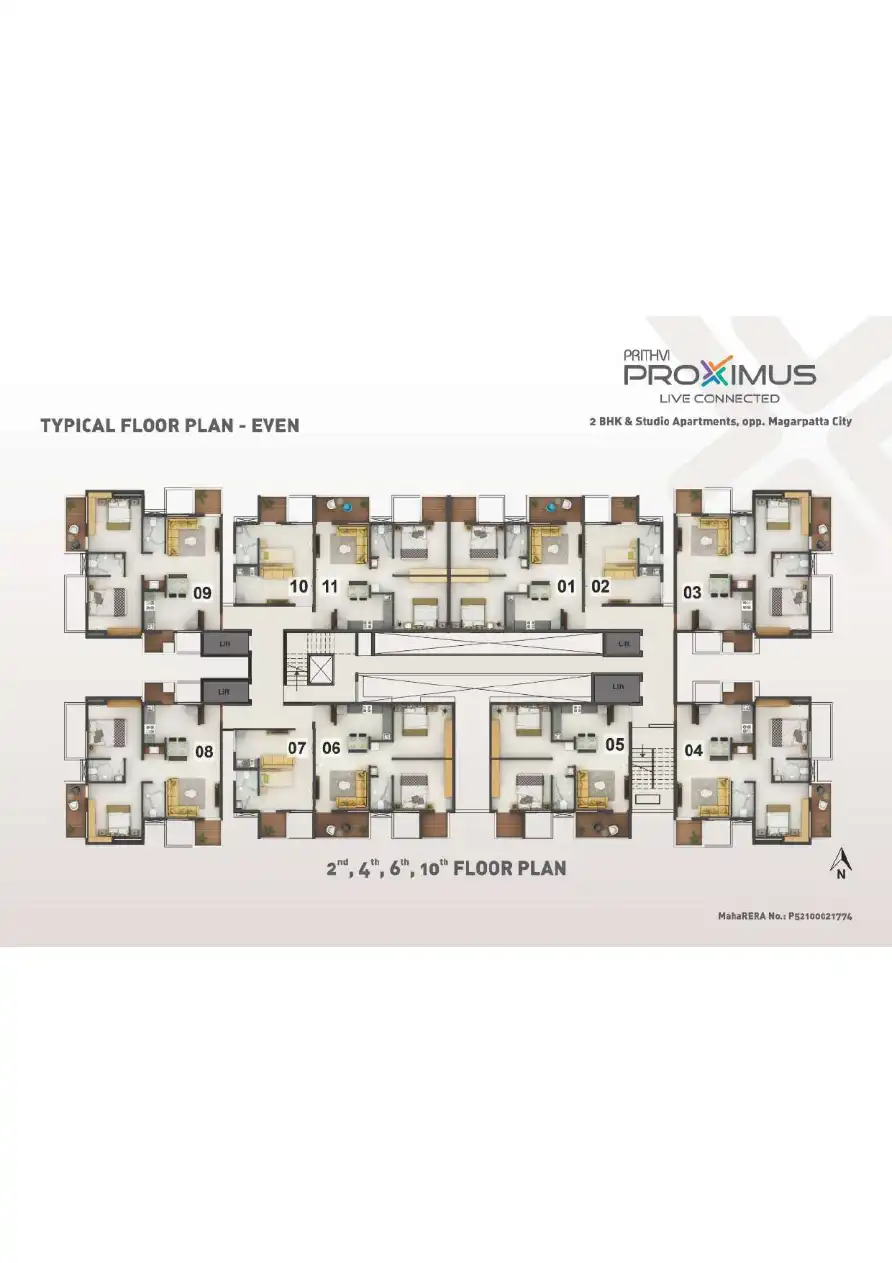 Prithvi Proximus Floor Plans & Layout