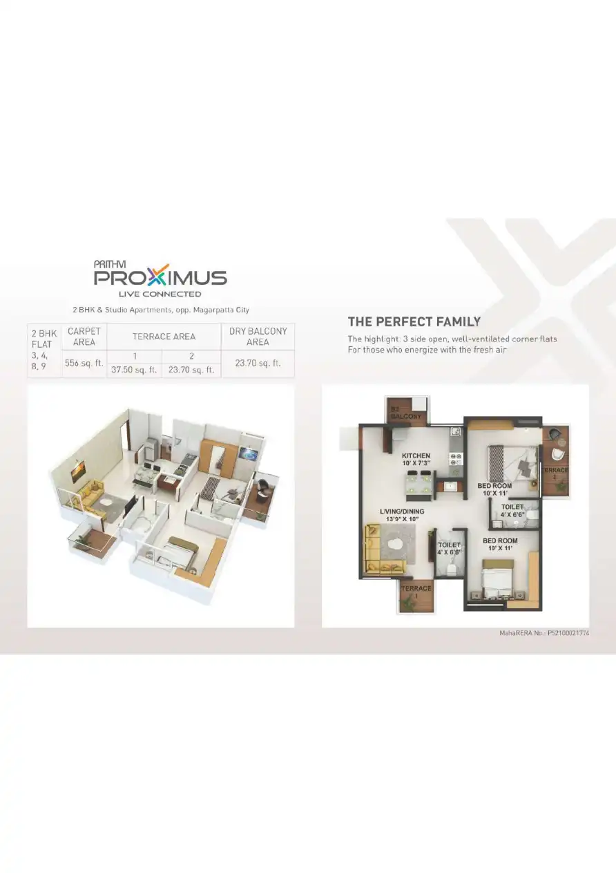 Prithvi Proximus Floor Plans & Layout