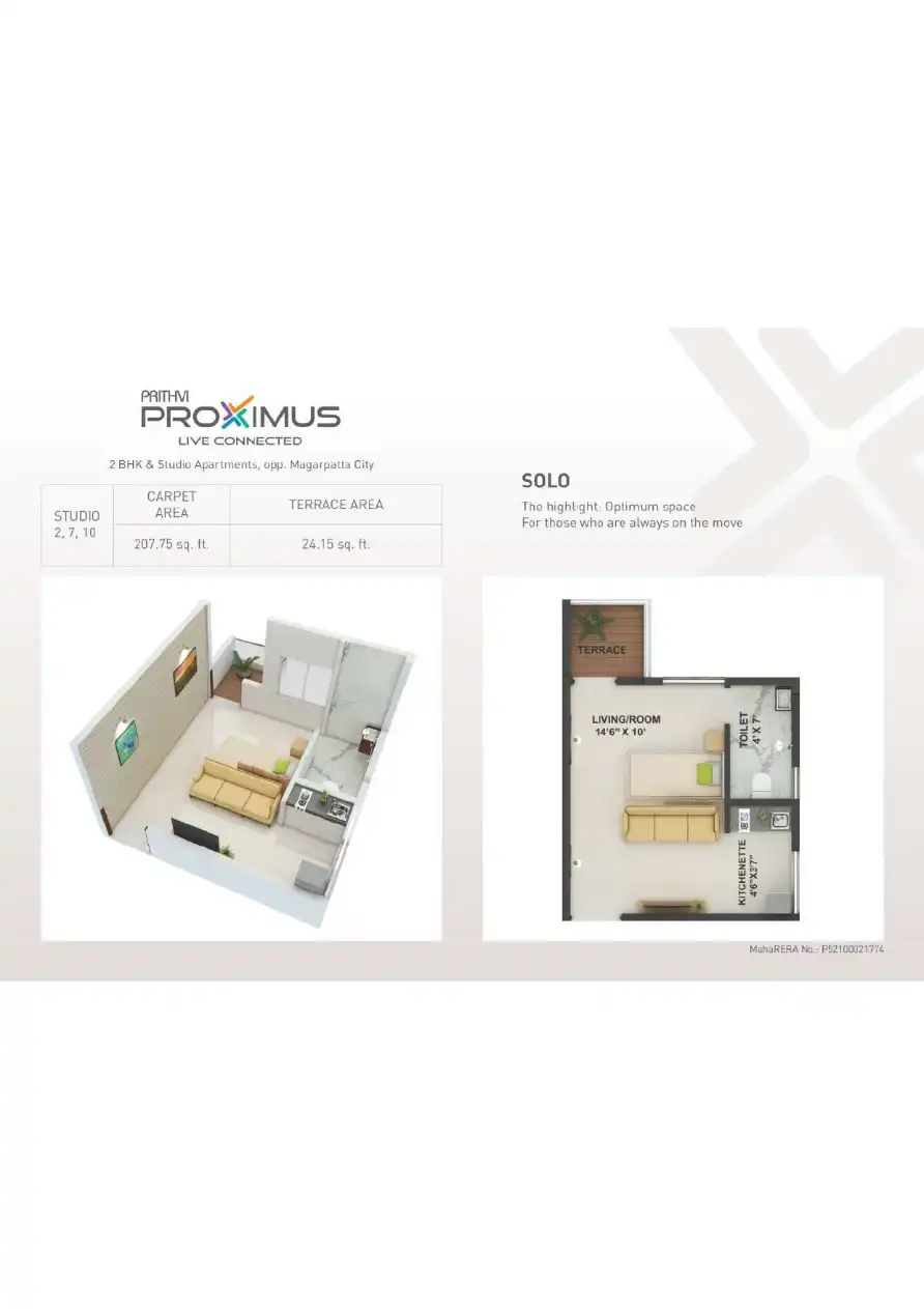 Prithvi Proximus Floor Plans & Layout