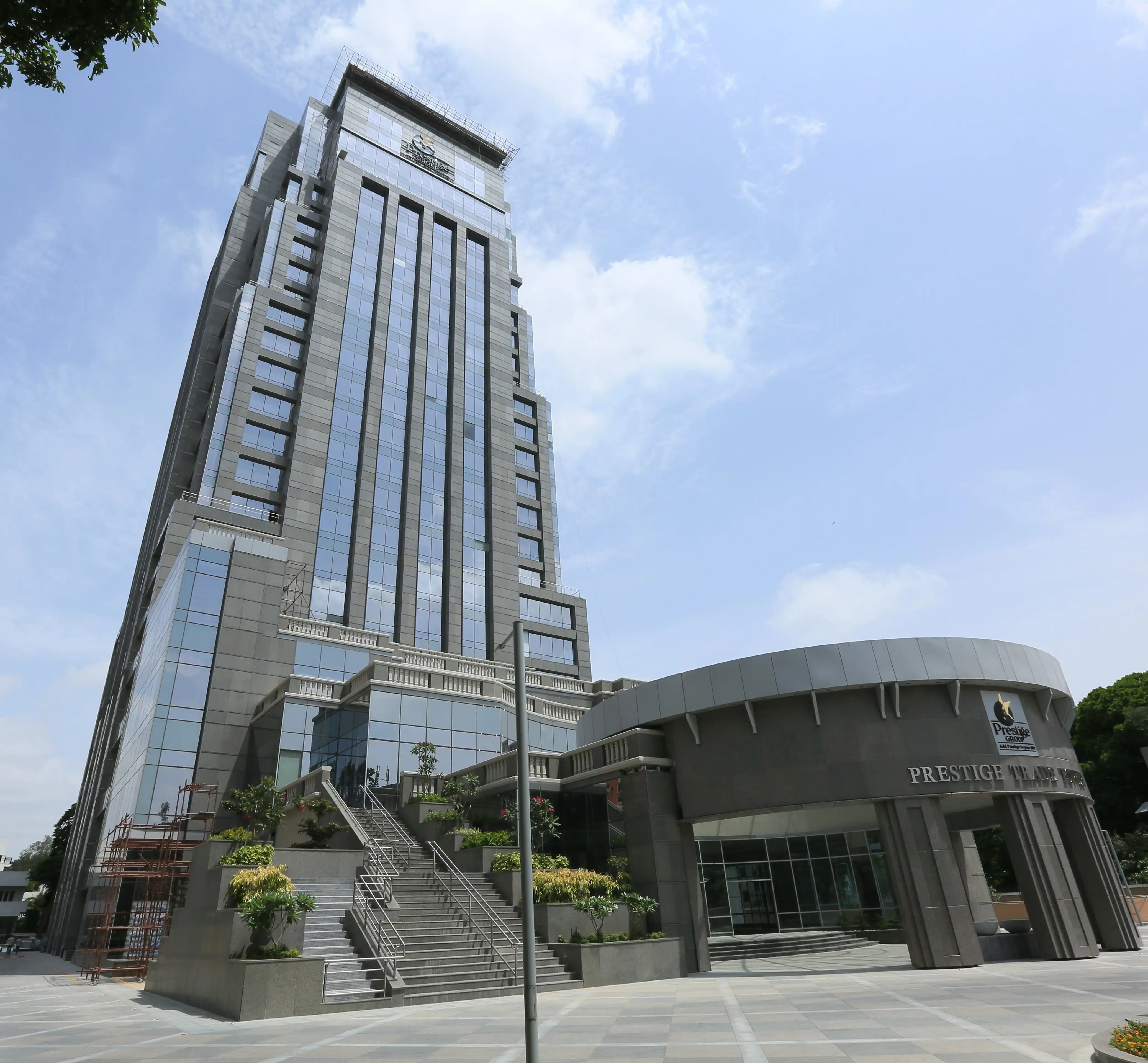 Prestige Towers project blurred background