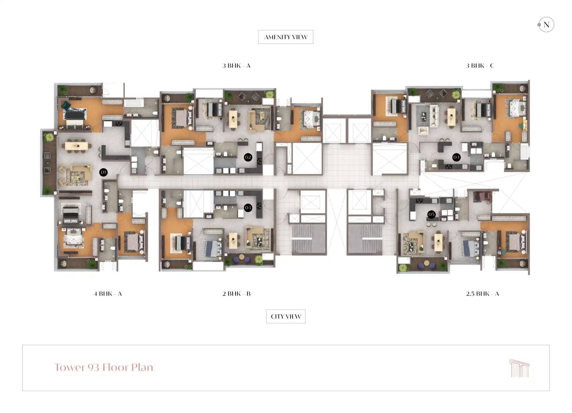 Amanoro Park Town Floor Plans & Layout
