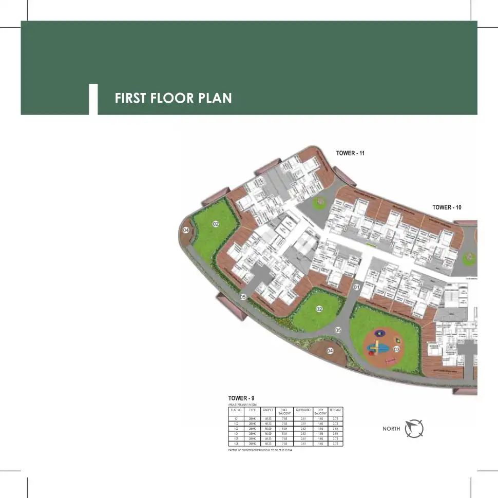 Forest Trails Highland Tower Floor Plans & Layout
