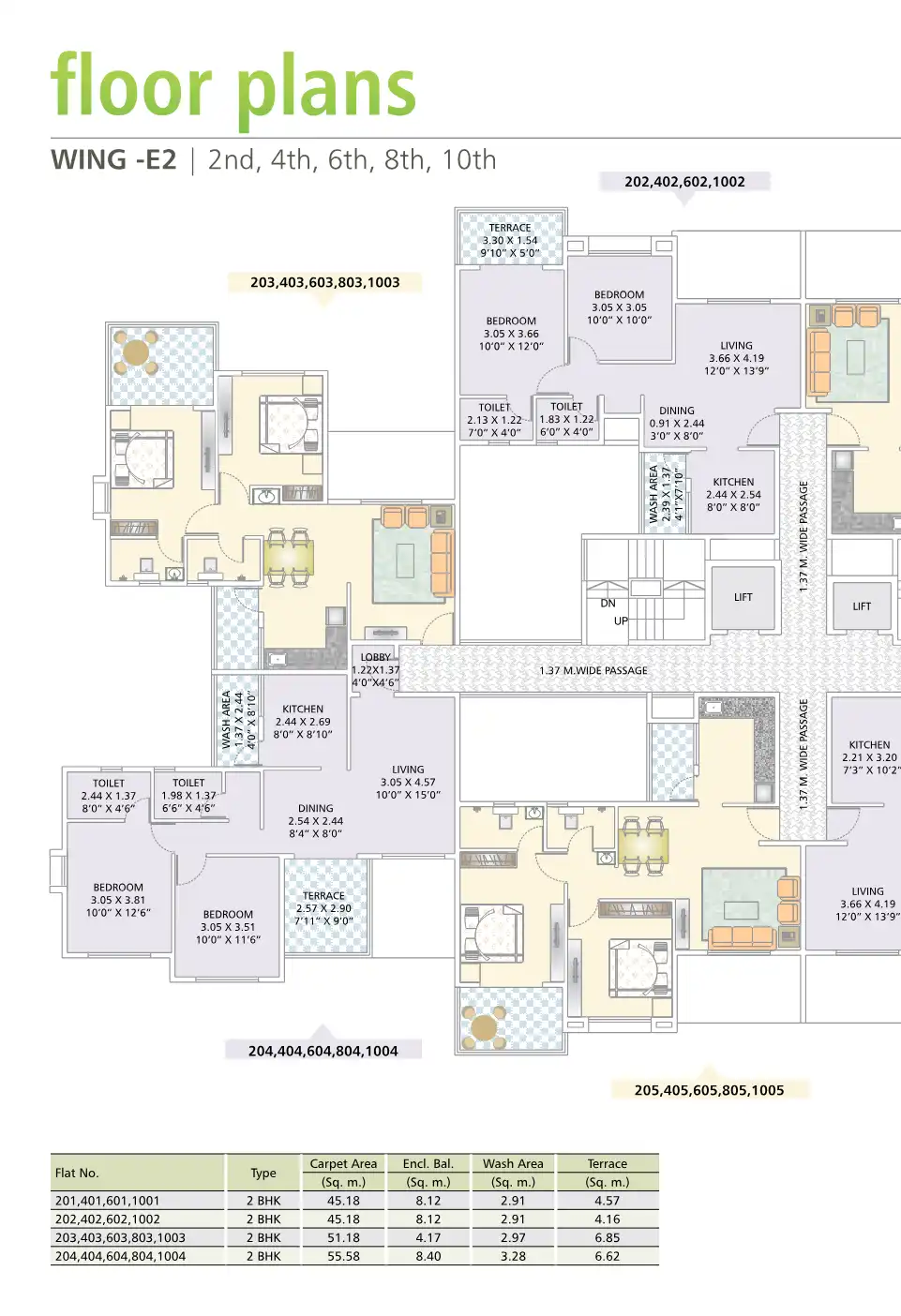 Nirman Viva Floor Plans & Layout