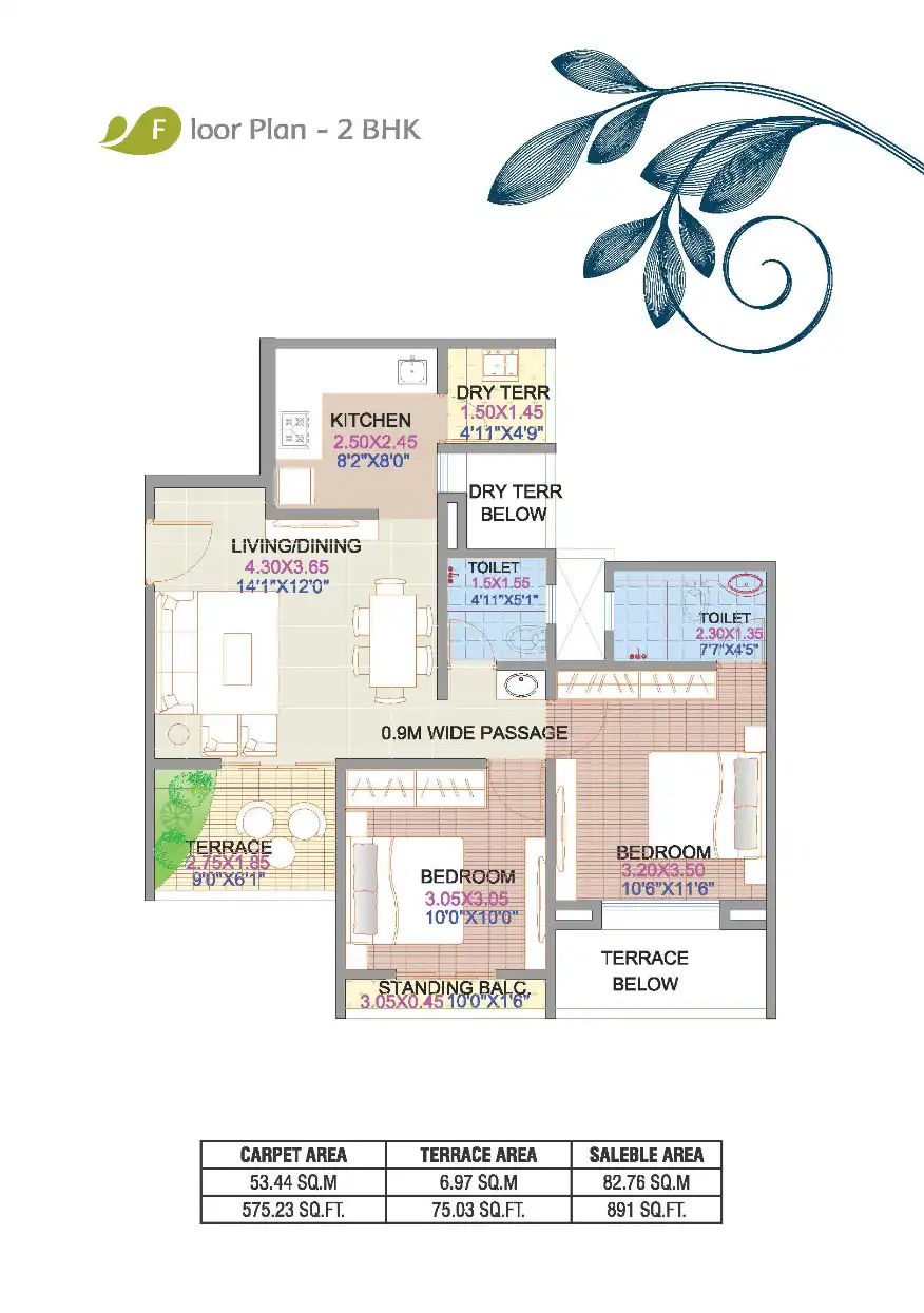 Florista County Floor Plans & Layout