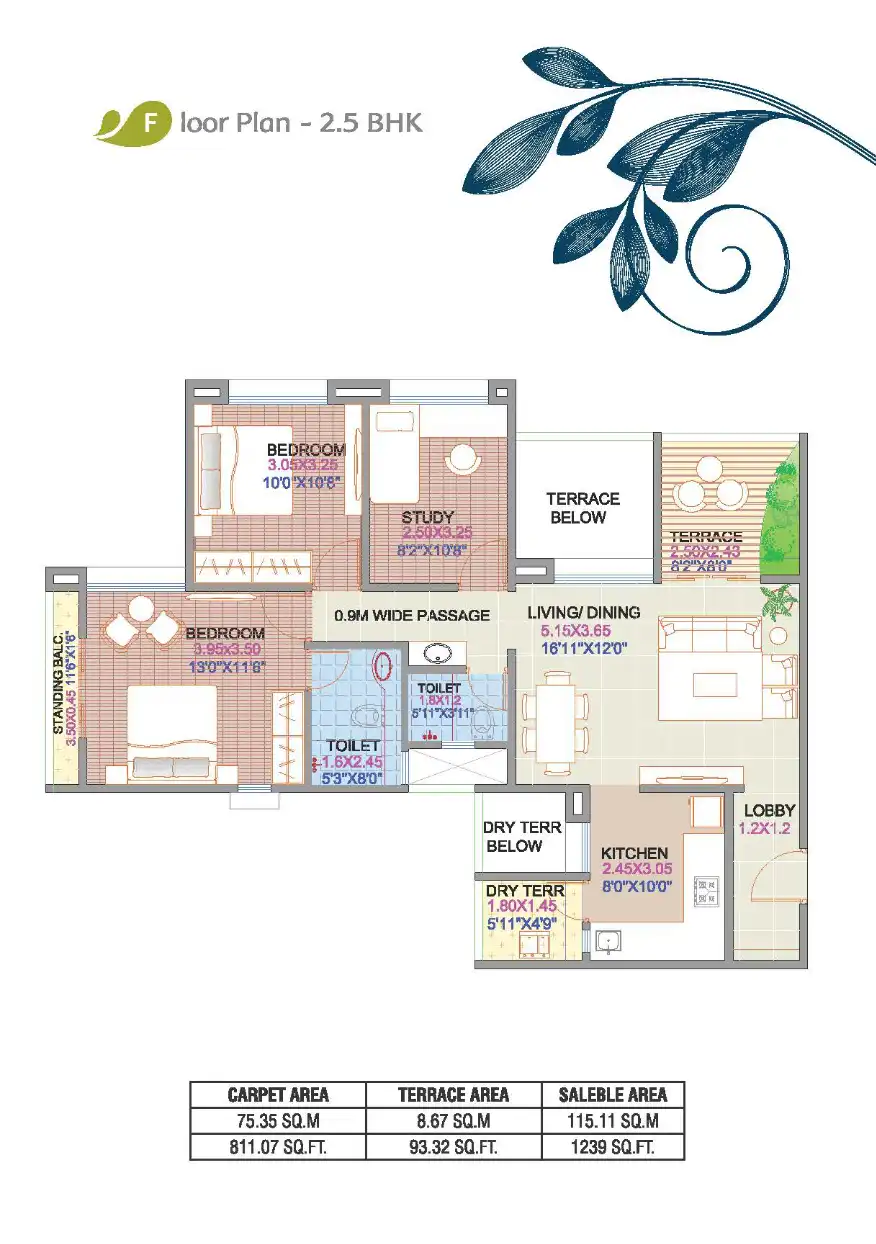 Florista County Floor Plans & Layout