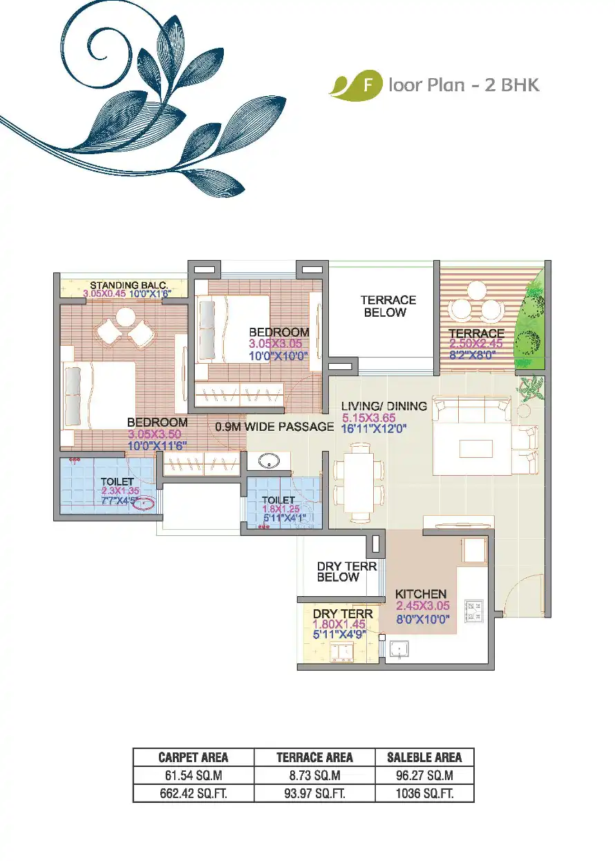 Florista County Floor Plans & Layout
