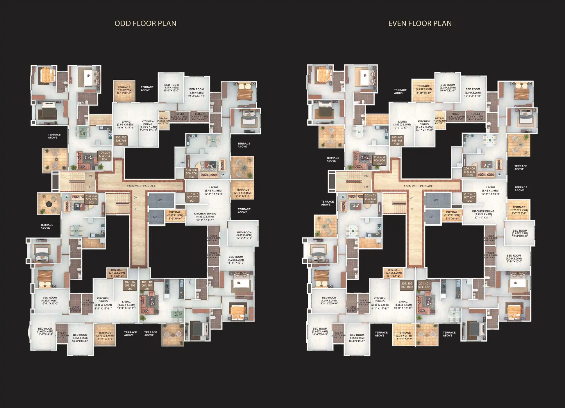 Nisarg Palms Floor Plans & Layout