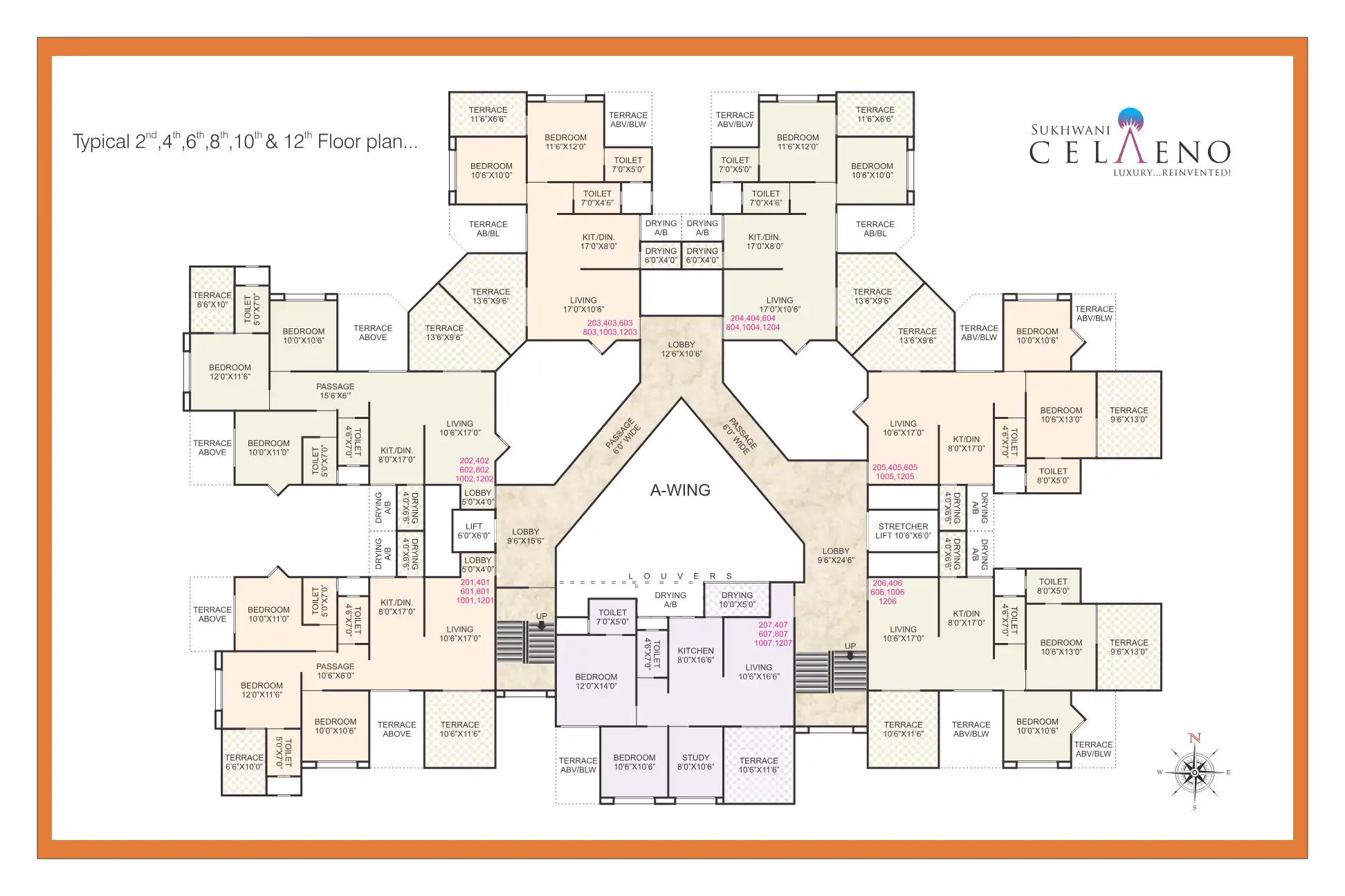 Sukhwani Celaeno Floor Plans & Layout