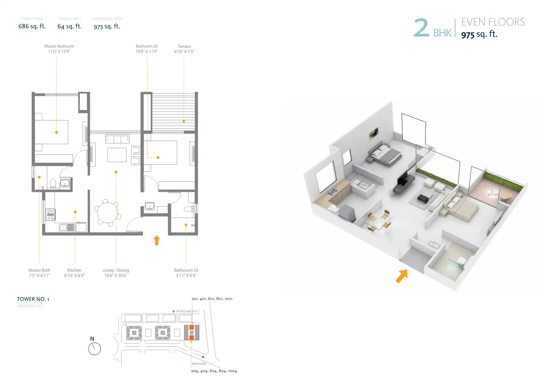 Skyi Manas Lake Floor Plans & Layout