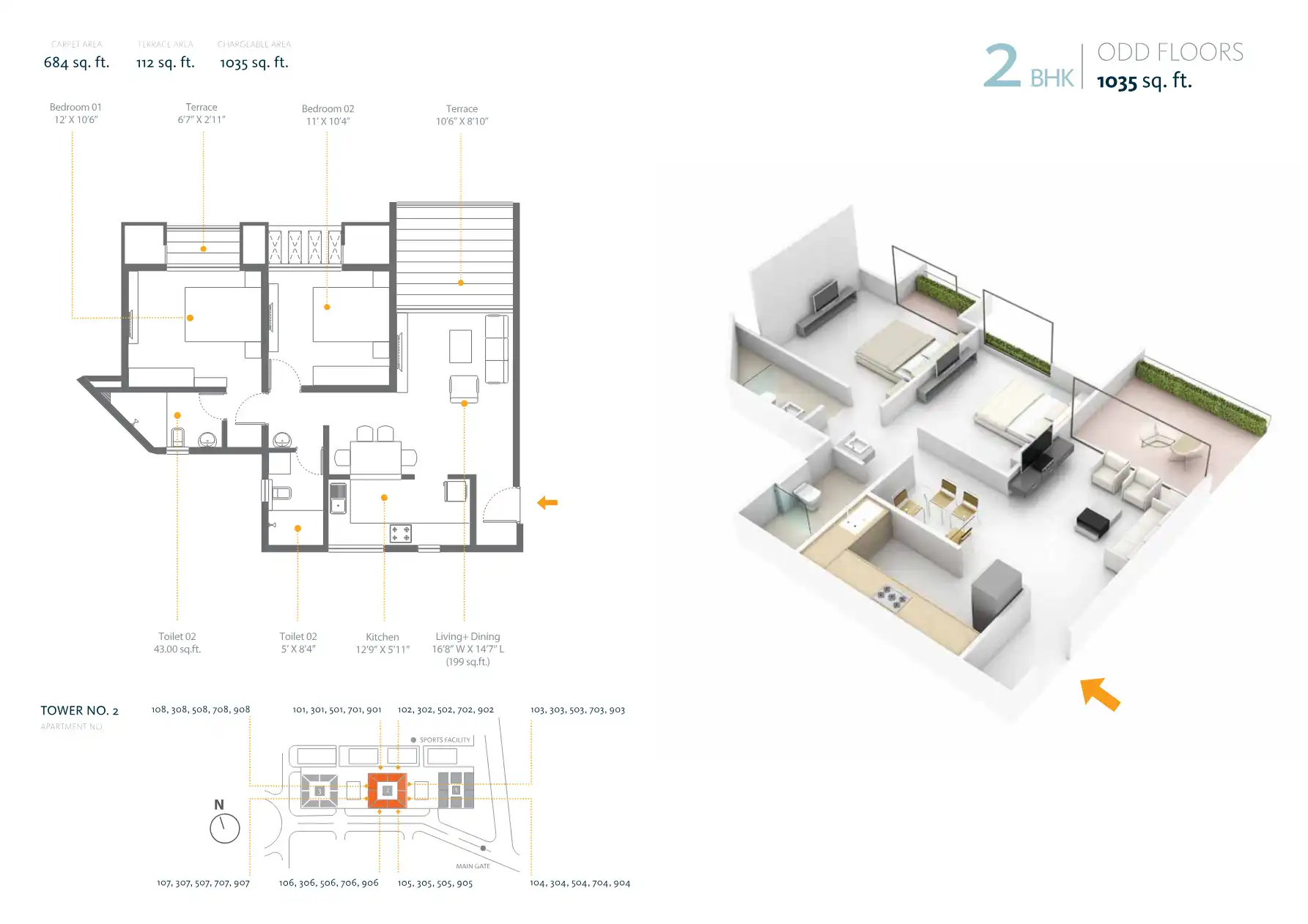 Skyi Manas Lake Floor Plans & Layout