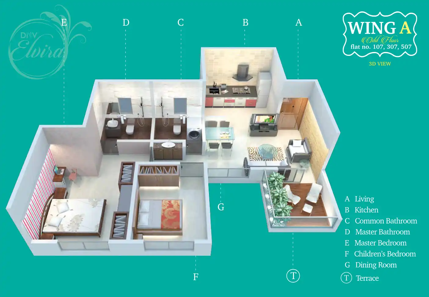 Dnv Elvira A Floor Plans & Layout