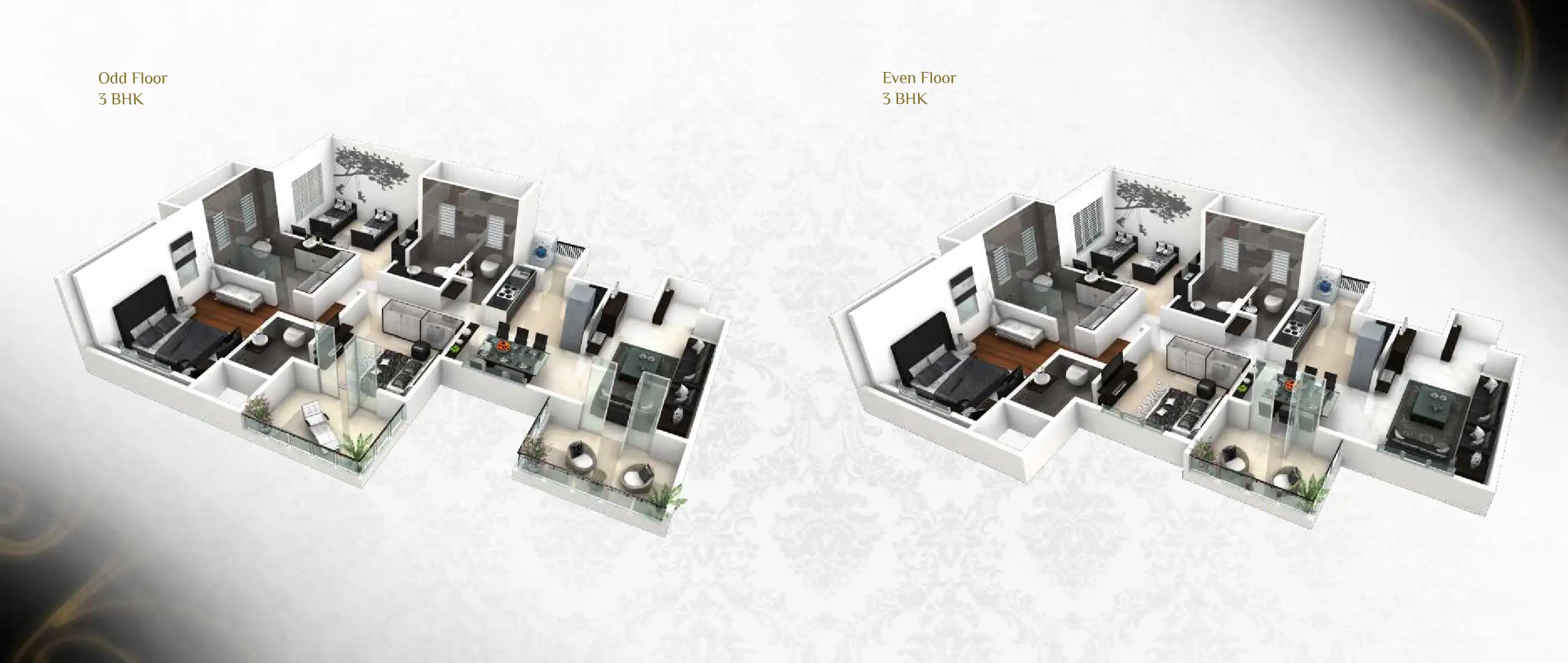 Ganga Bhagyoday Tower Floor Plans & Layout