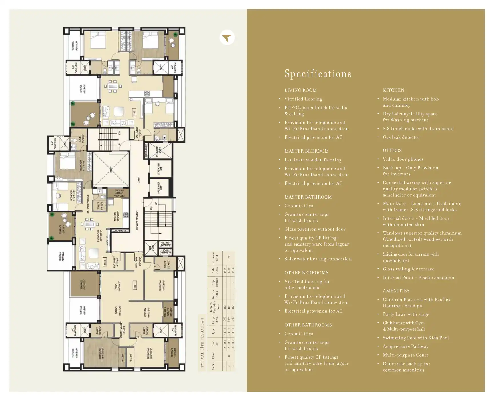 Glitterati II Floor Plans & Layout