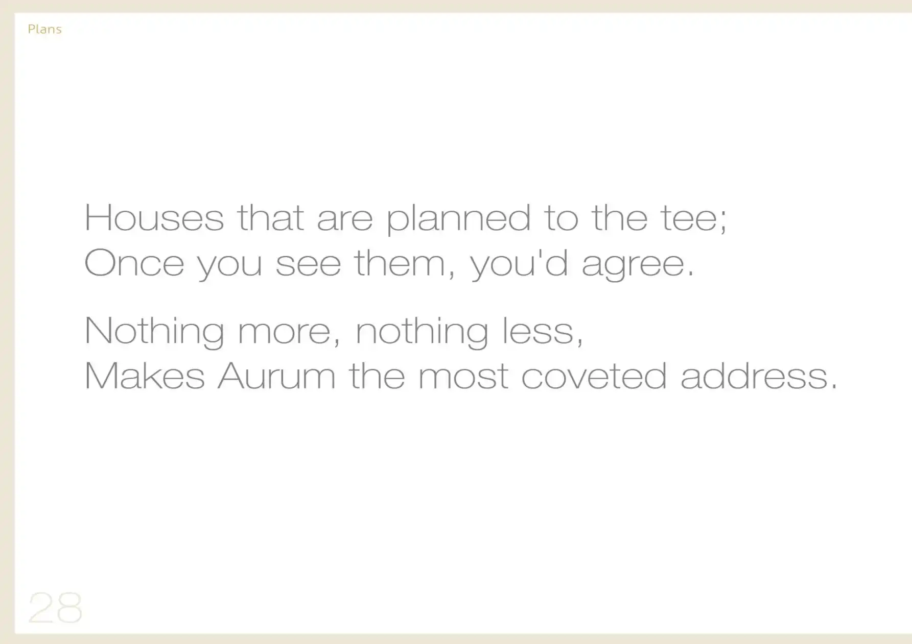 Marvel Aurum Floor Plans & Layout