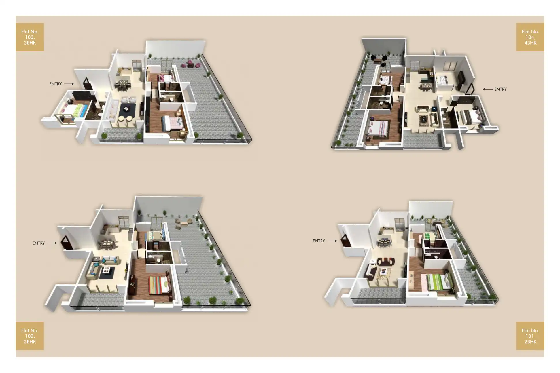Waters Edge Floor Plans & Layout