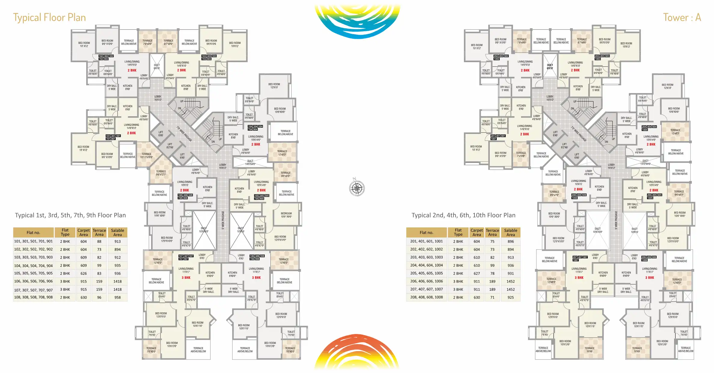 Karan Suncoast Floor Plans & Layout