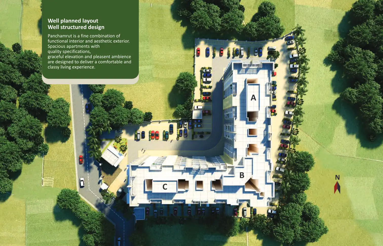 Kool Homes Panchamrut Floor Plans & Layout