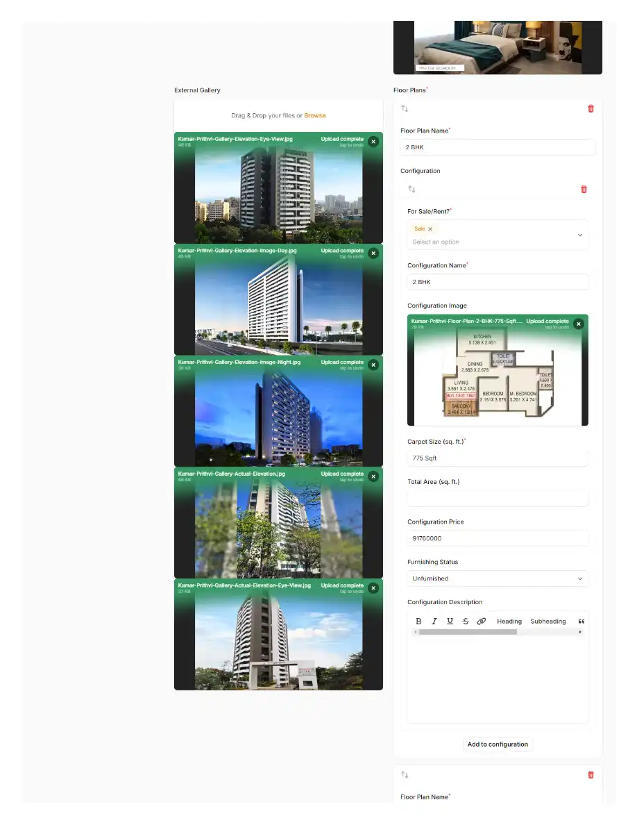 Prithvi - H1 Floor Plans & Layout