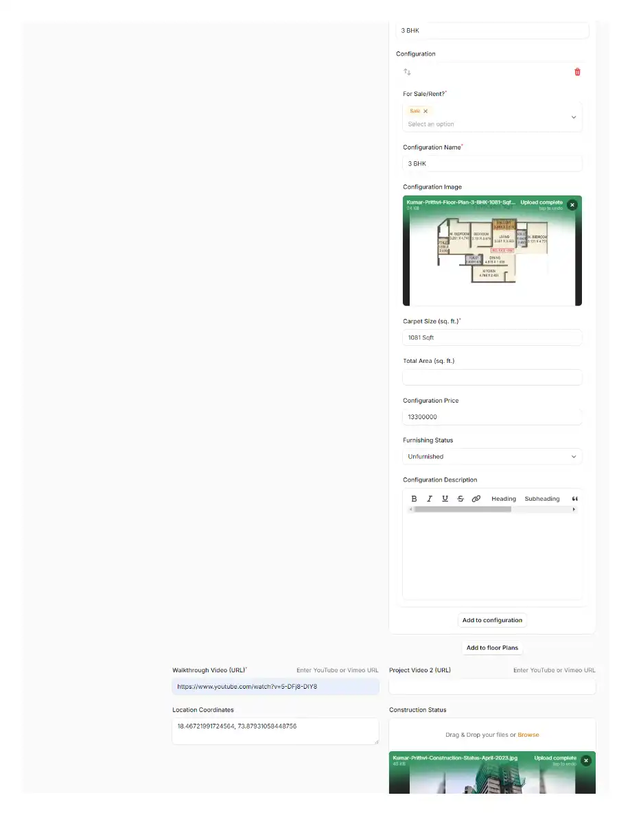 Prithvi - H1 Floor Plans & Layout