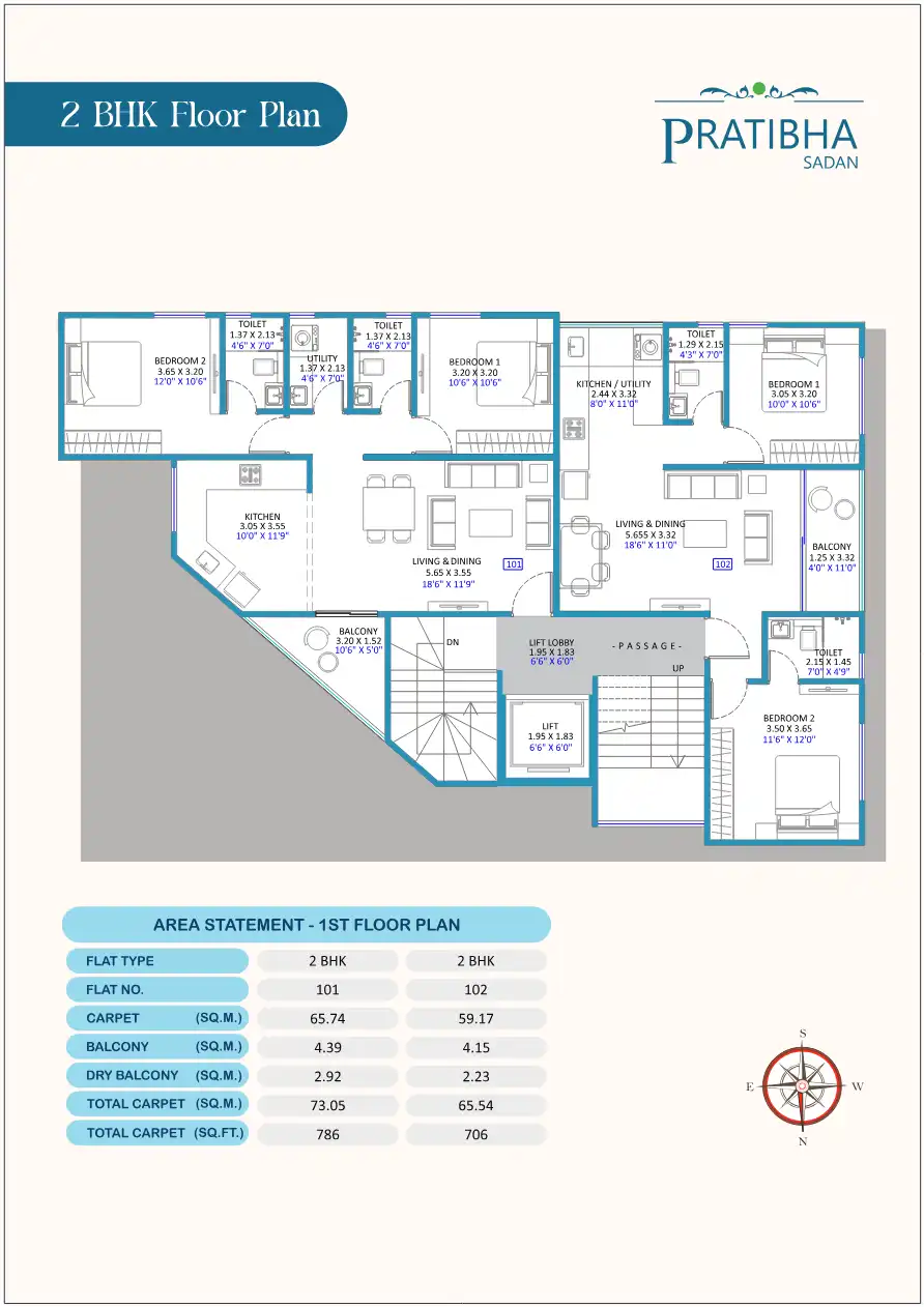Pratibha Sadan CO. OP. Hsg. Soc. Floor Plans & Layout